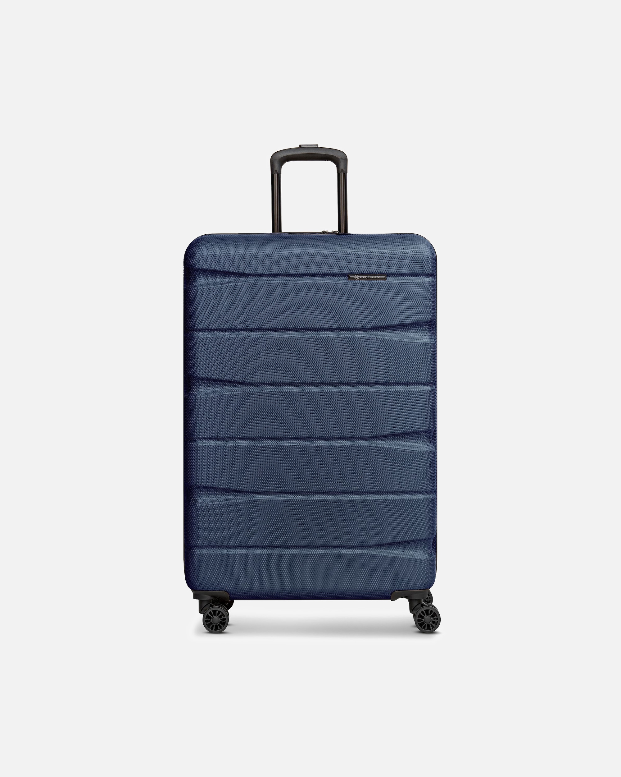 Trolley für Männlich Franky Munich 4.0 4 Rollen Trolley L 76 cm mit Dehnfalte dark blue dull