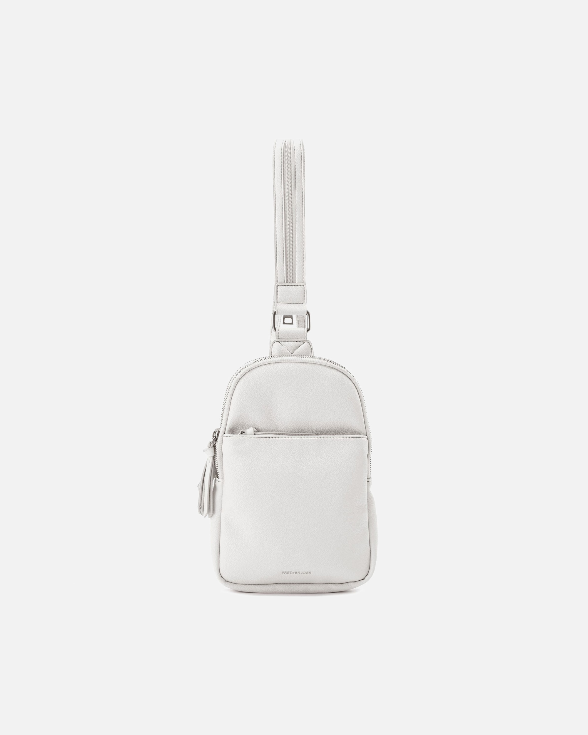 Rucksack für Weiblich FREDsBRUDER Bestie City Rucksack Leder 29 cm oat milk