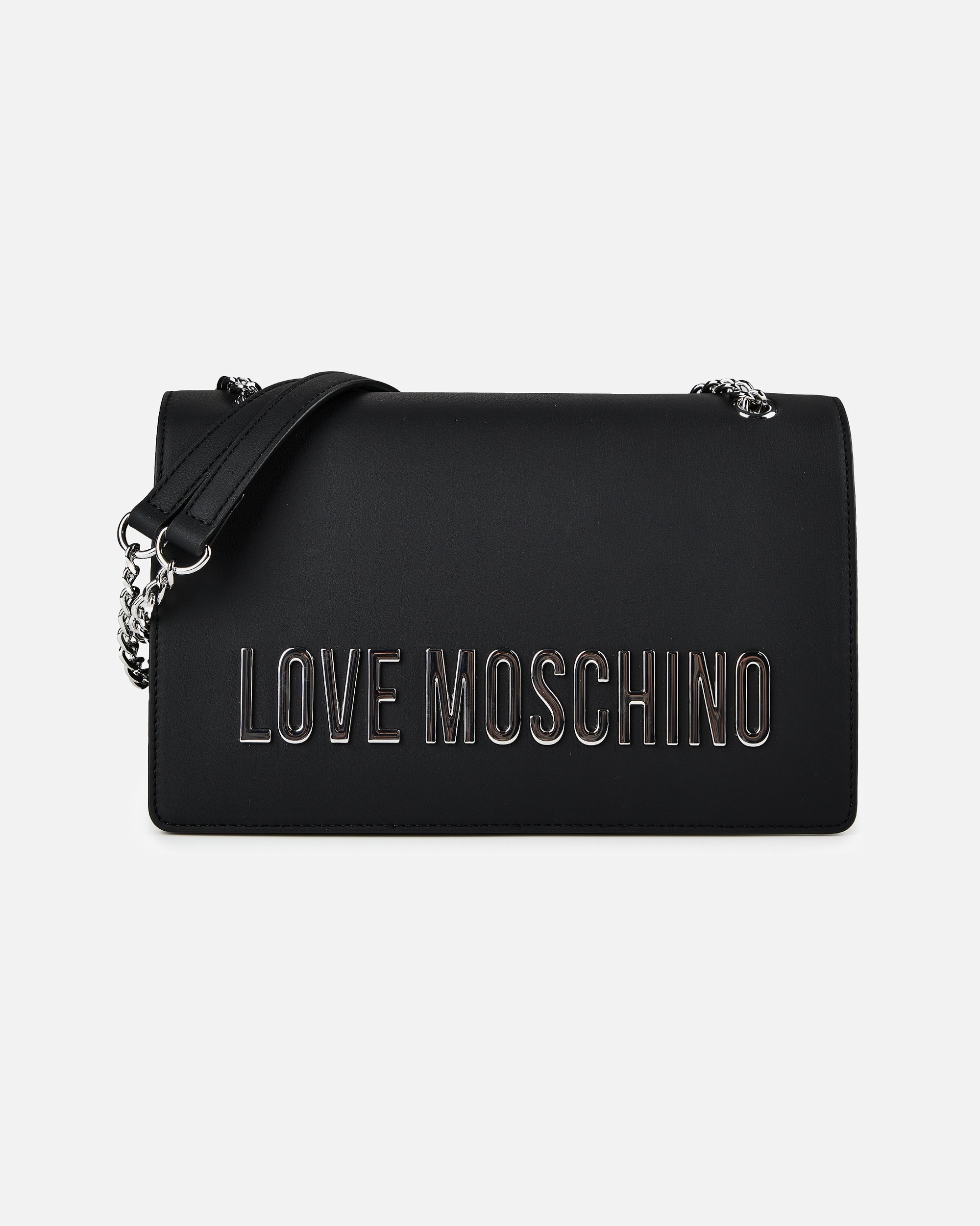 Tasche für Weiblich Love Moschino Schultertasche nero-silber