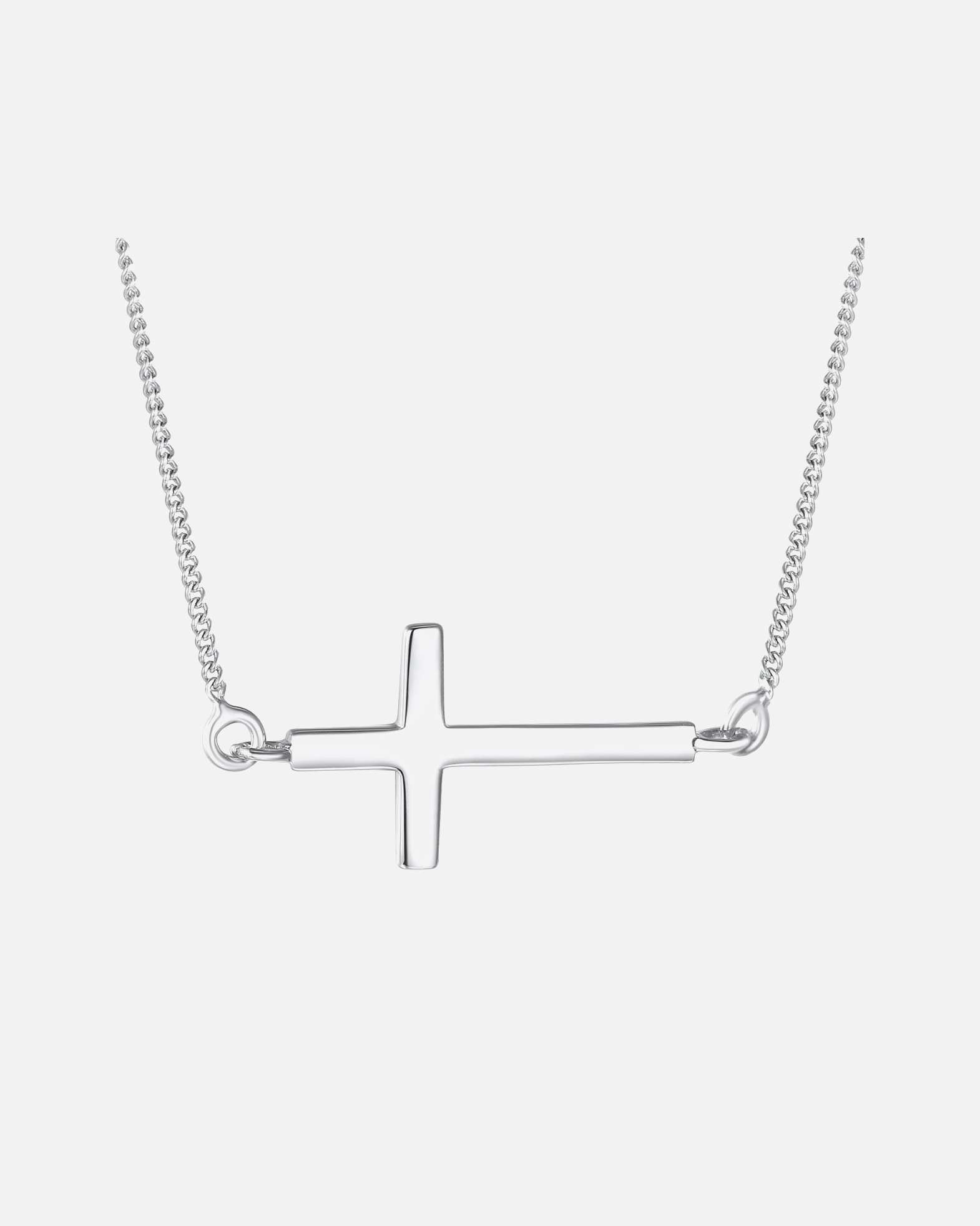 Collier for FemmeCollier en argent Croix Argent sterling en Argent42,0 cm Basiskette + 5,0 cm Verlängerung