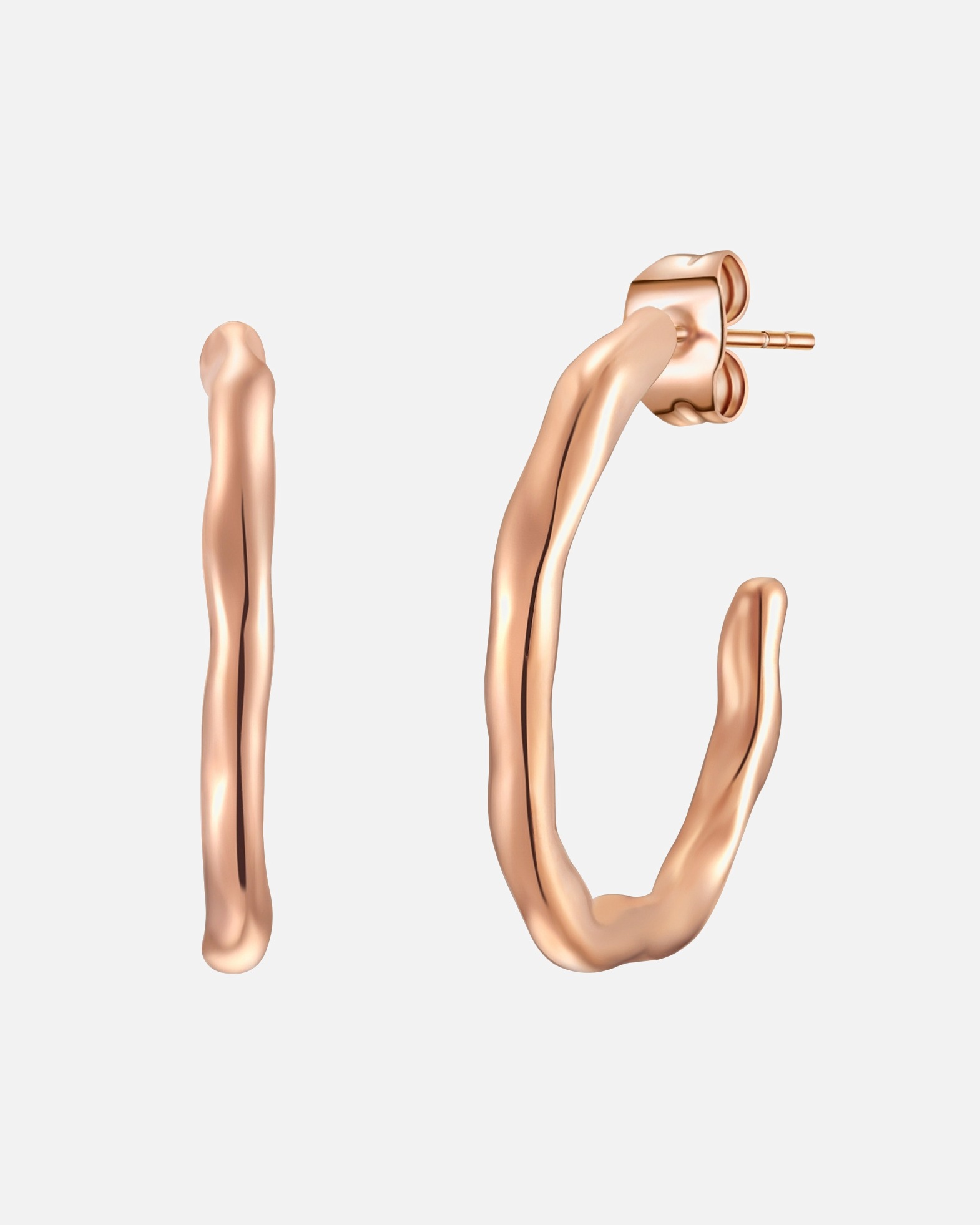 Créoles for FemmeEASTSIDECréoles en acier inoxydé Acier inoxydable en Or rose24,8 mm