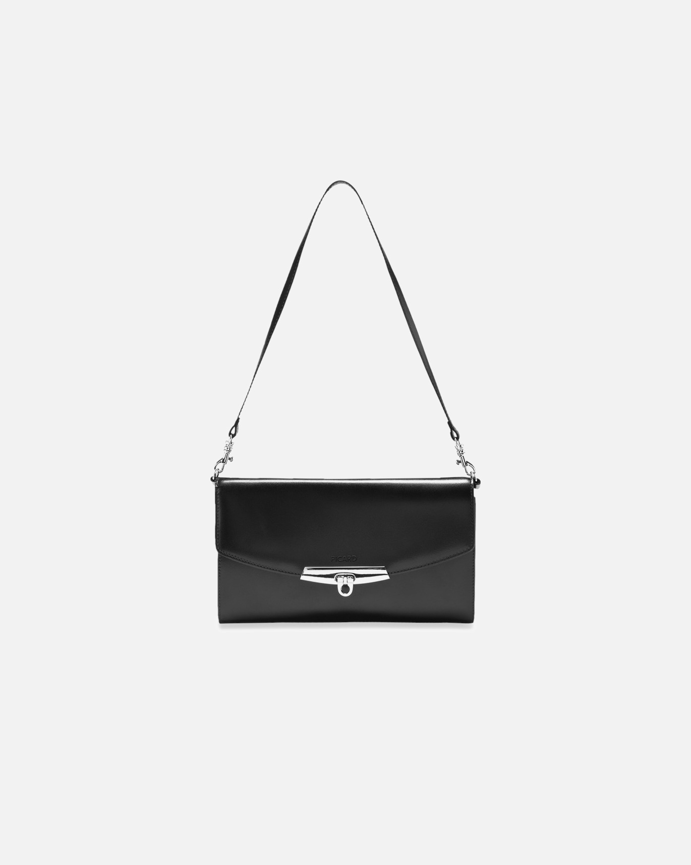 Clutch für Weiblich Picard Dolce Vita Clutch Tasche Leder 23 cm schwarz