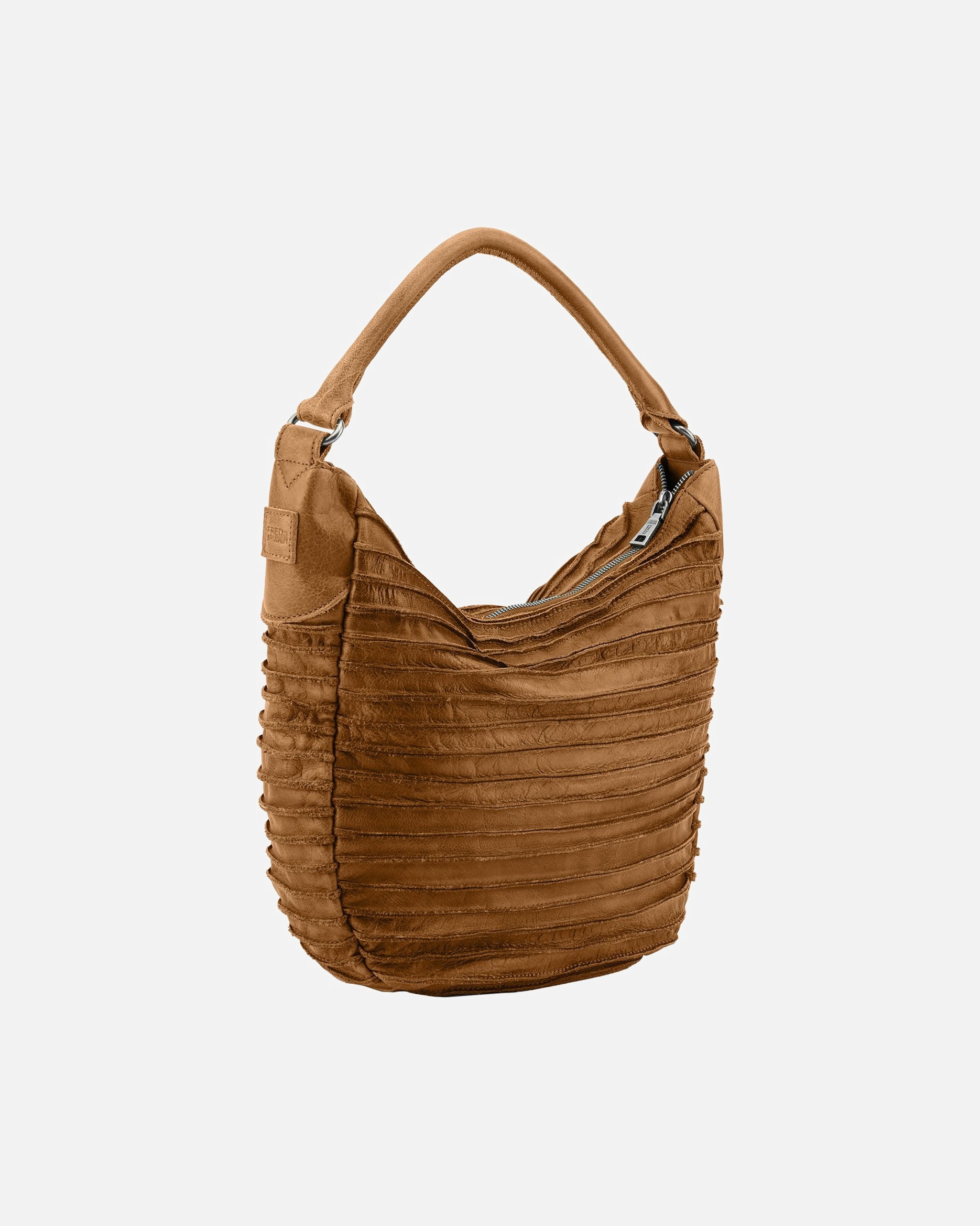 Umhängetasche für Weiblich Riffeltier Schultertasche desert brown