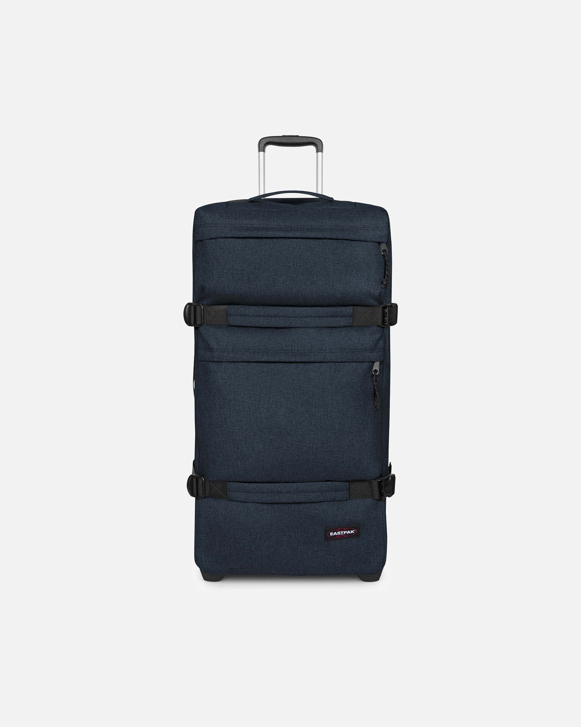 Tasche für Männlich Eastpak Transit'R Plus 4 Rollen Reisetasche 68 cm triple denim