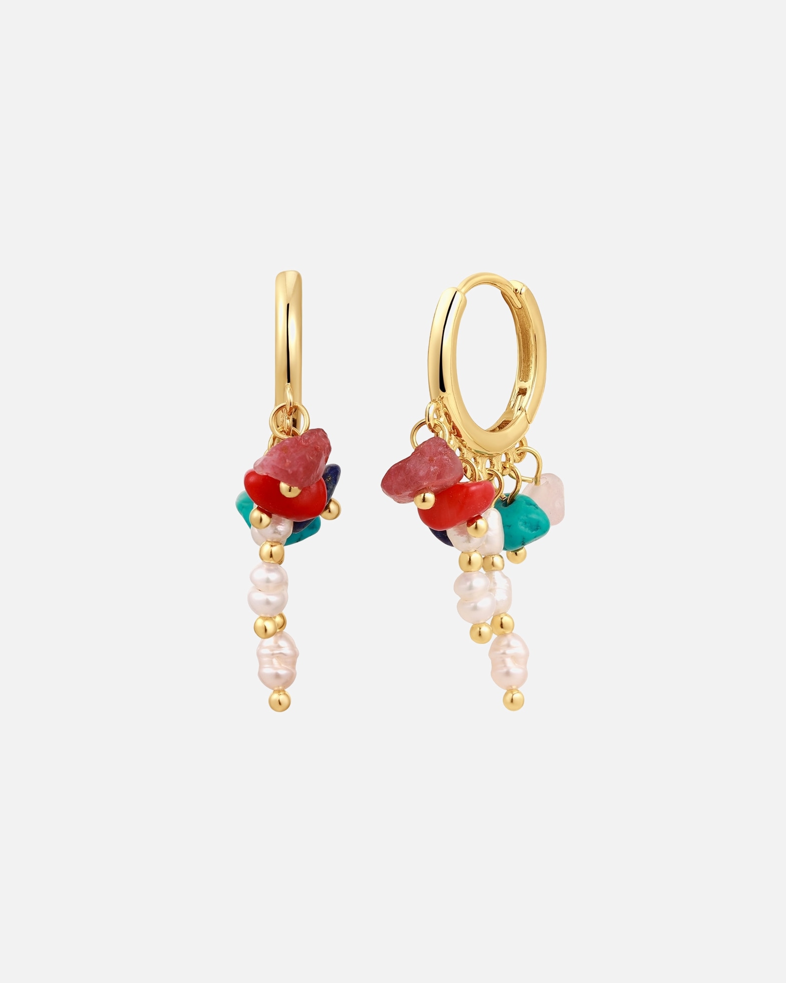 Boucle d'oreilles for FemmeYokoamiiBoucles d´oreilles en Laiton en Or jaune35,3 mm