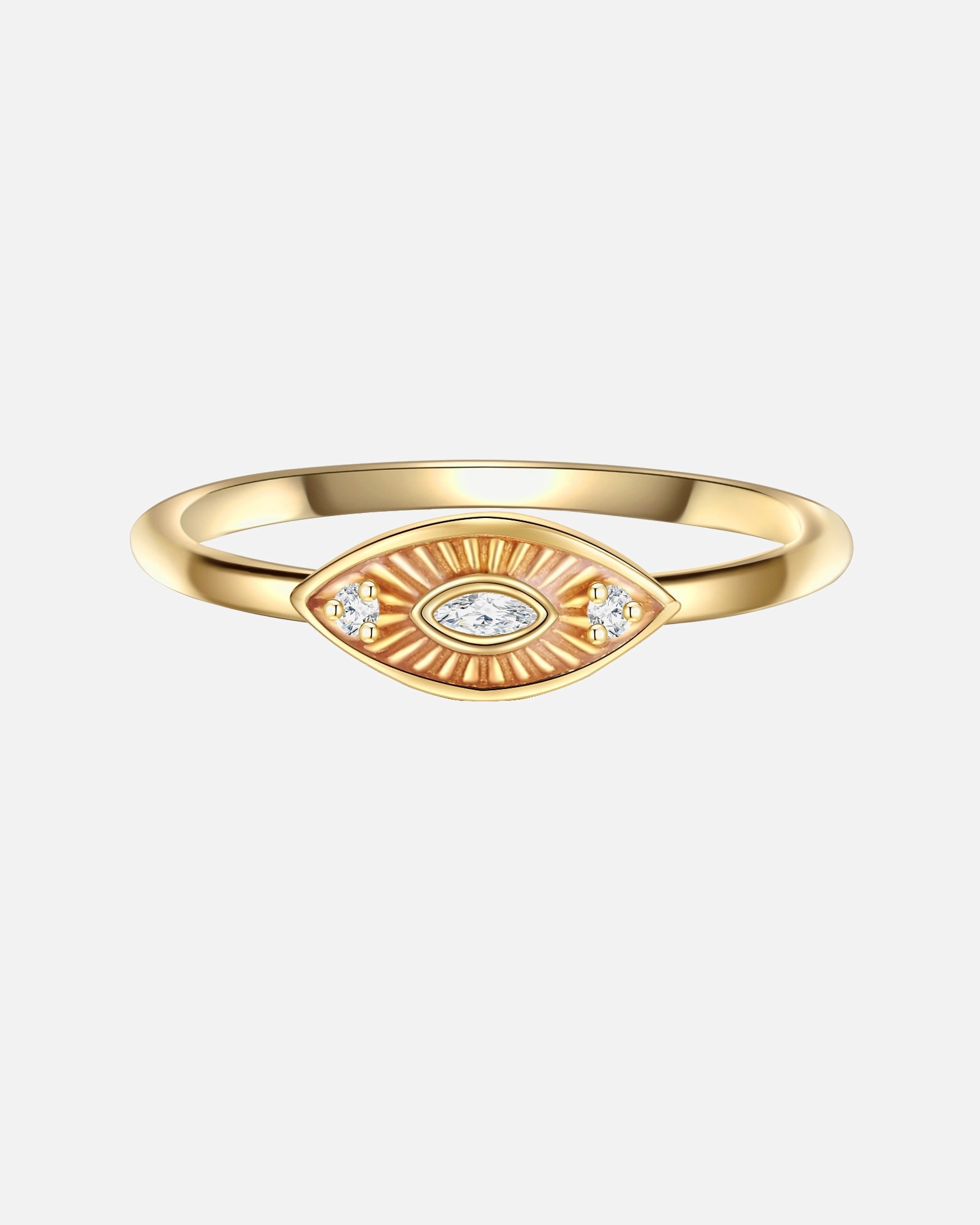 Bague for FemmeGlanzstücke MünchenBague en argent Argent sterling Oxyde de zirconium (CZ) en Or jaune48