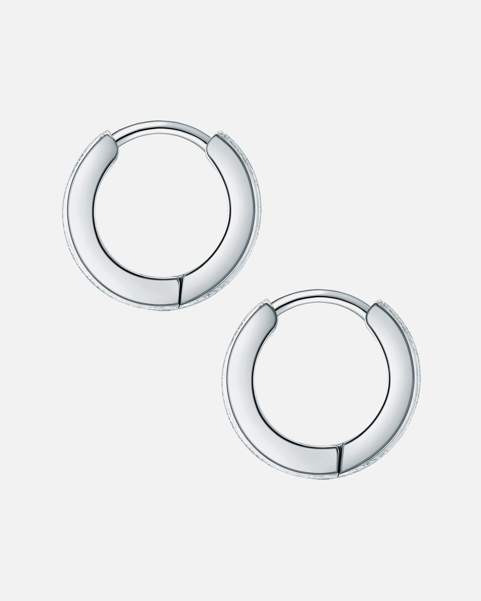 Créoles for FemmeEASTSIDECréoles en acier inoxydé Acier inoxydable en Argent12,9 mm