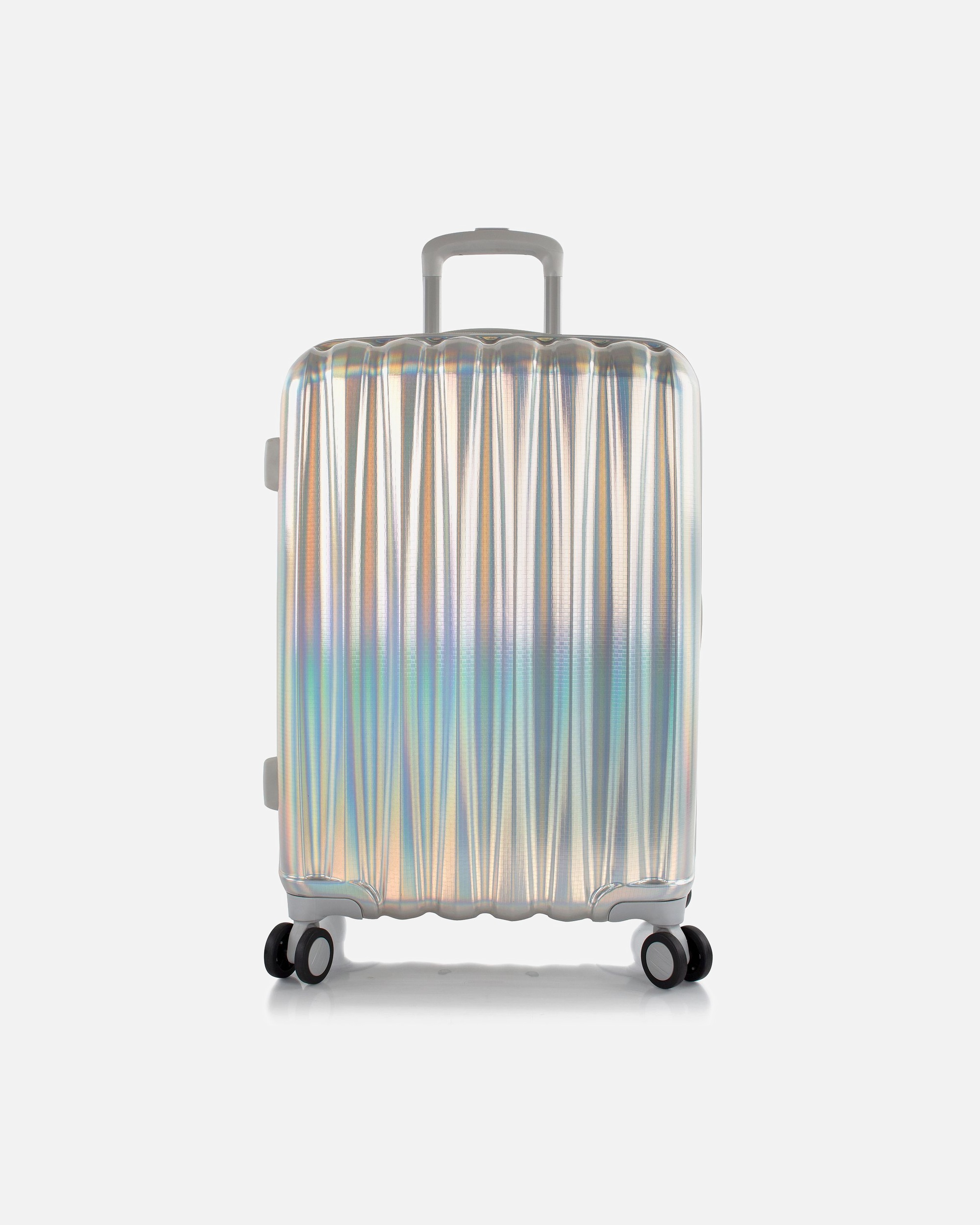 Valise trolley for HommeHeysAstro 4 roulettes Trolley M 66 cm avec soufflet d'extensionsilver