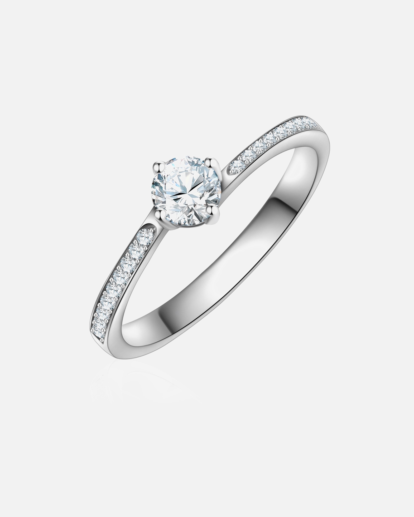 Bague for FemmeTrilaniBague en Argent Sterling en argent avec Zirconium54