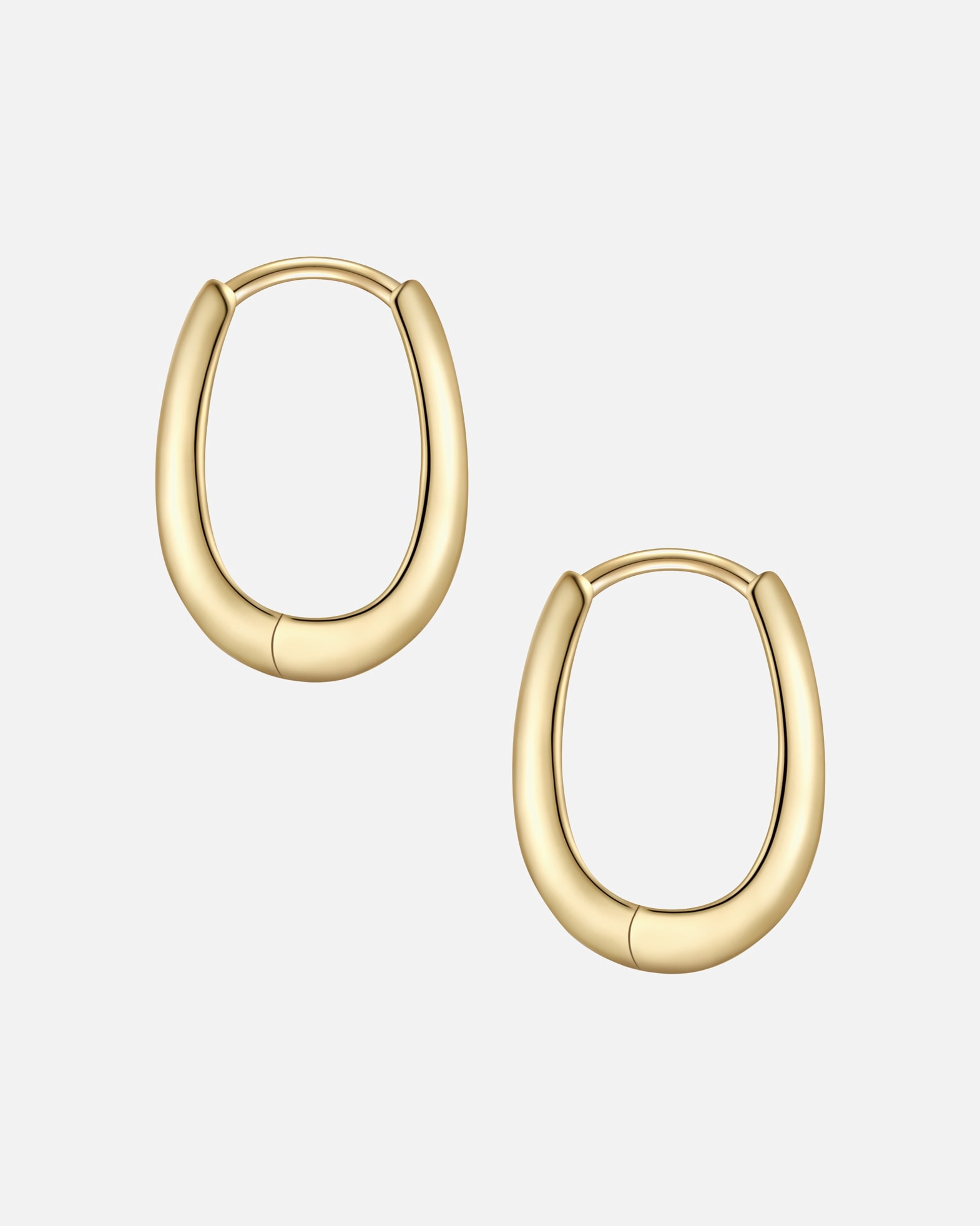 Créoles for FemmeGlanzstücke MünchenCréoles en argent sterling en or jaune17,5 mm