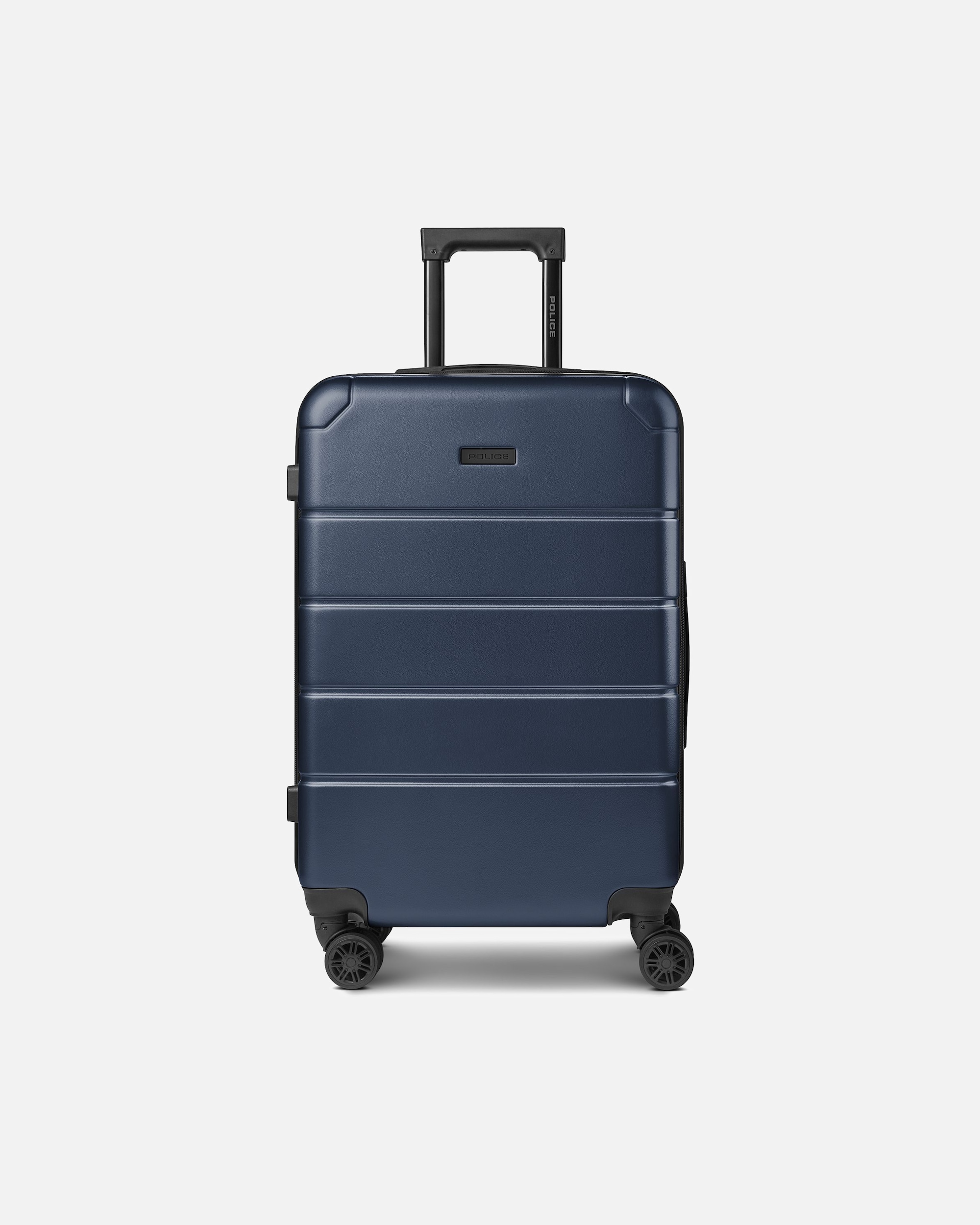 Trolley für Männlich Police Dublin 4 Rollen Trolley M 64 cm mit Dehnfalte dark blue