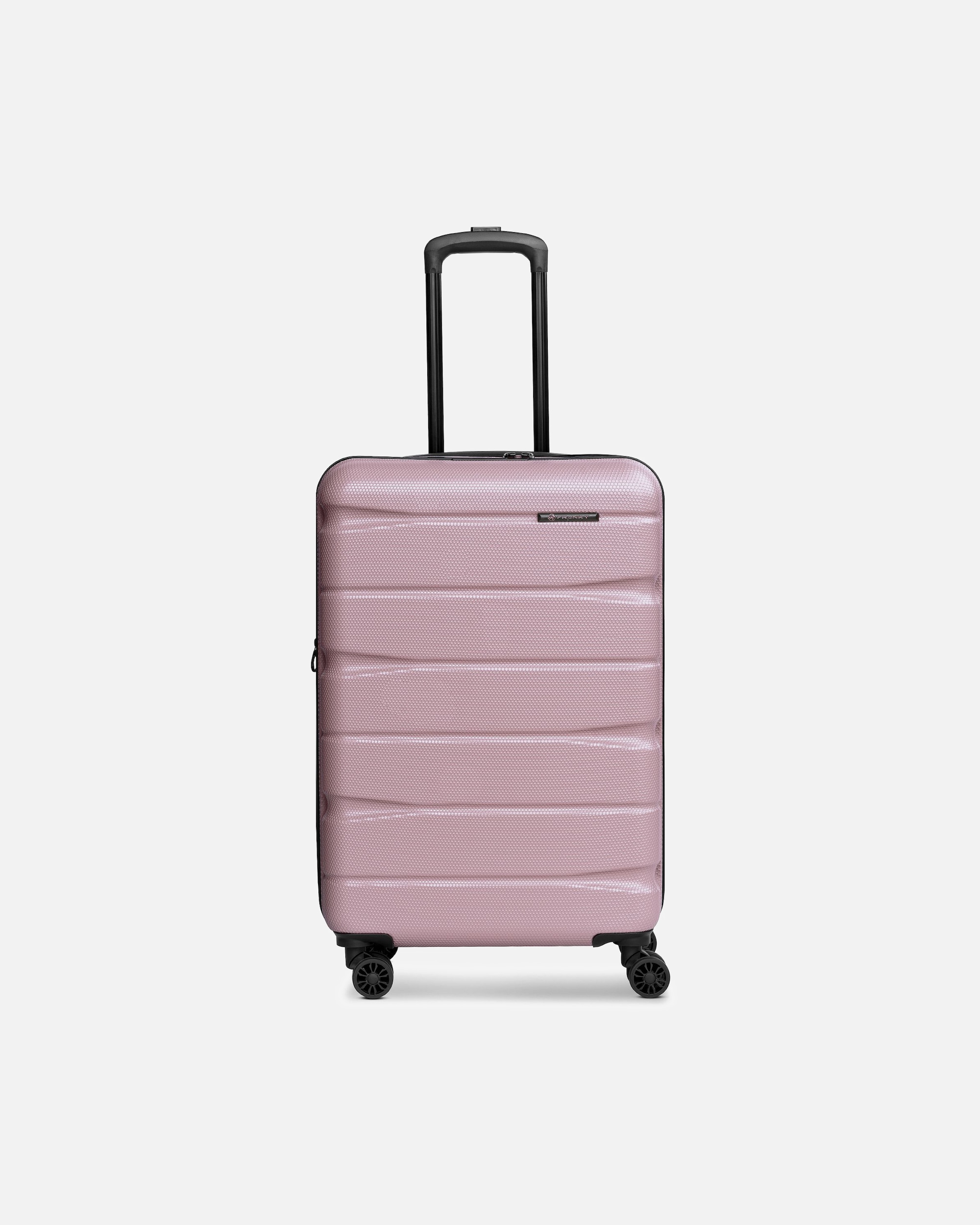 Trolley für Männlich Franky Munich 4.0 4-Rollen Trolley M 66 cm mit Dehnfalte shiny rose shiny