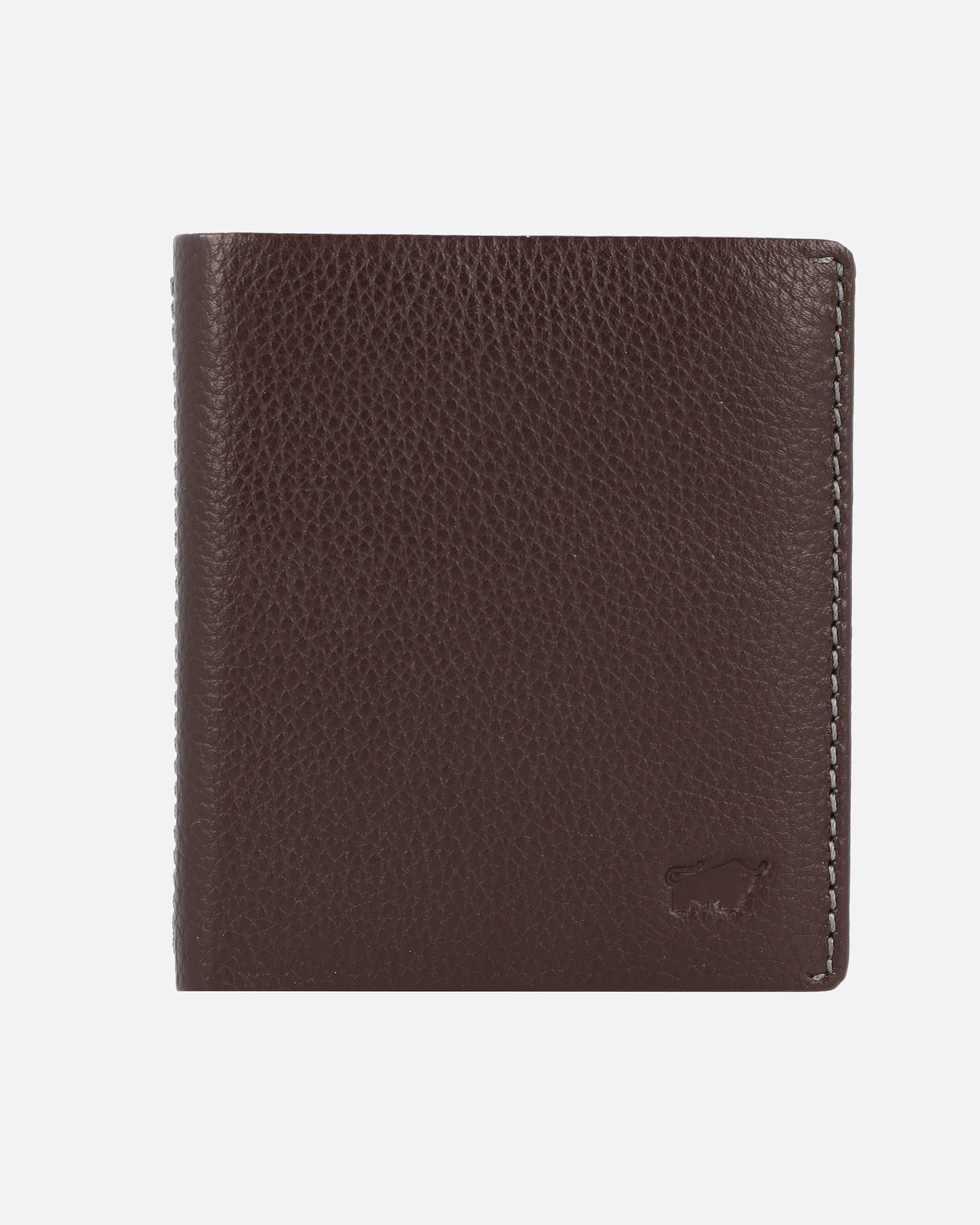 Portemonnaie für Männlich Braun Büffel Prato Herrengeldbörse d. braun