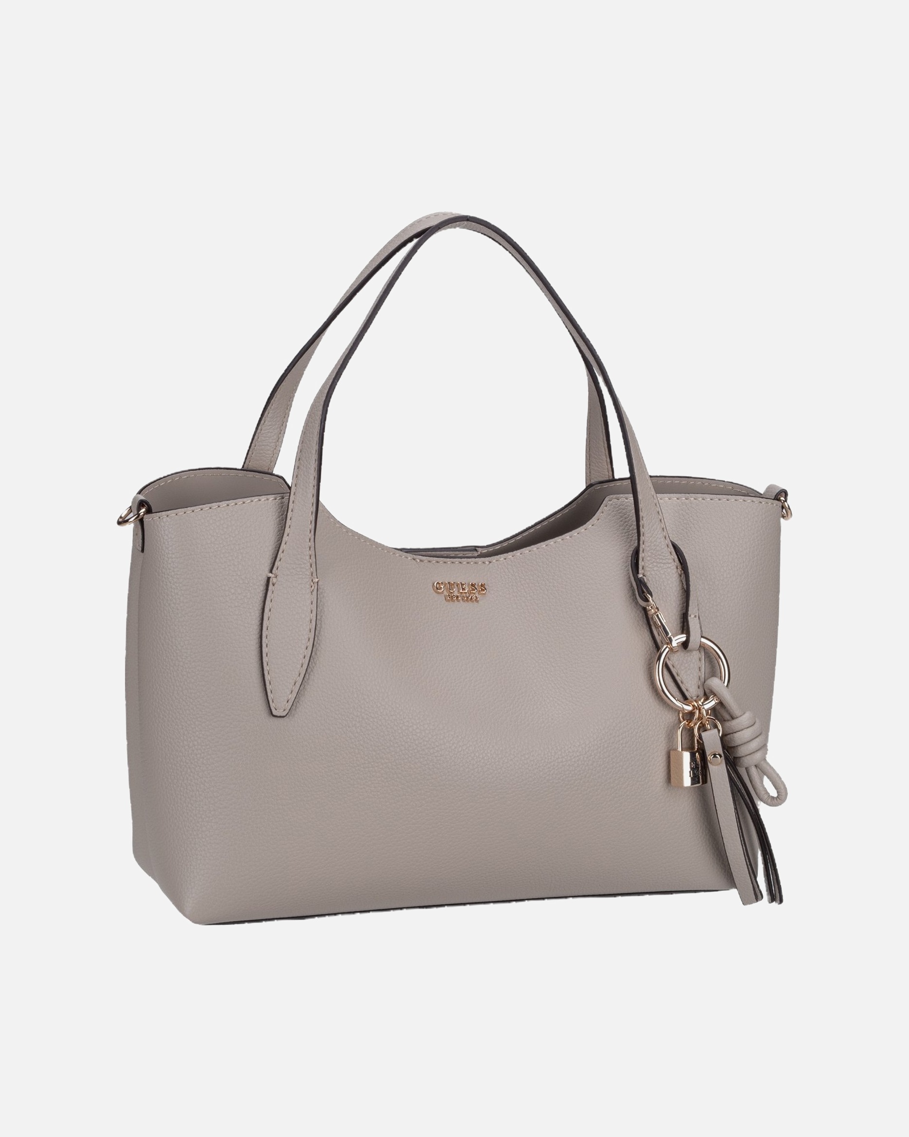 Handtasche für Weiblich Guess Melody Schultertasche light taupe
