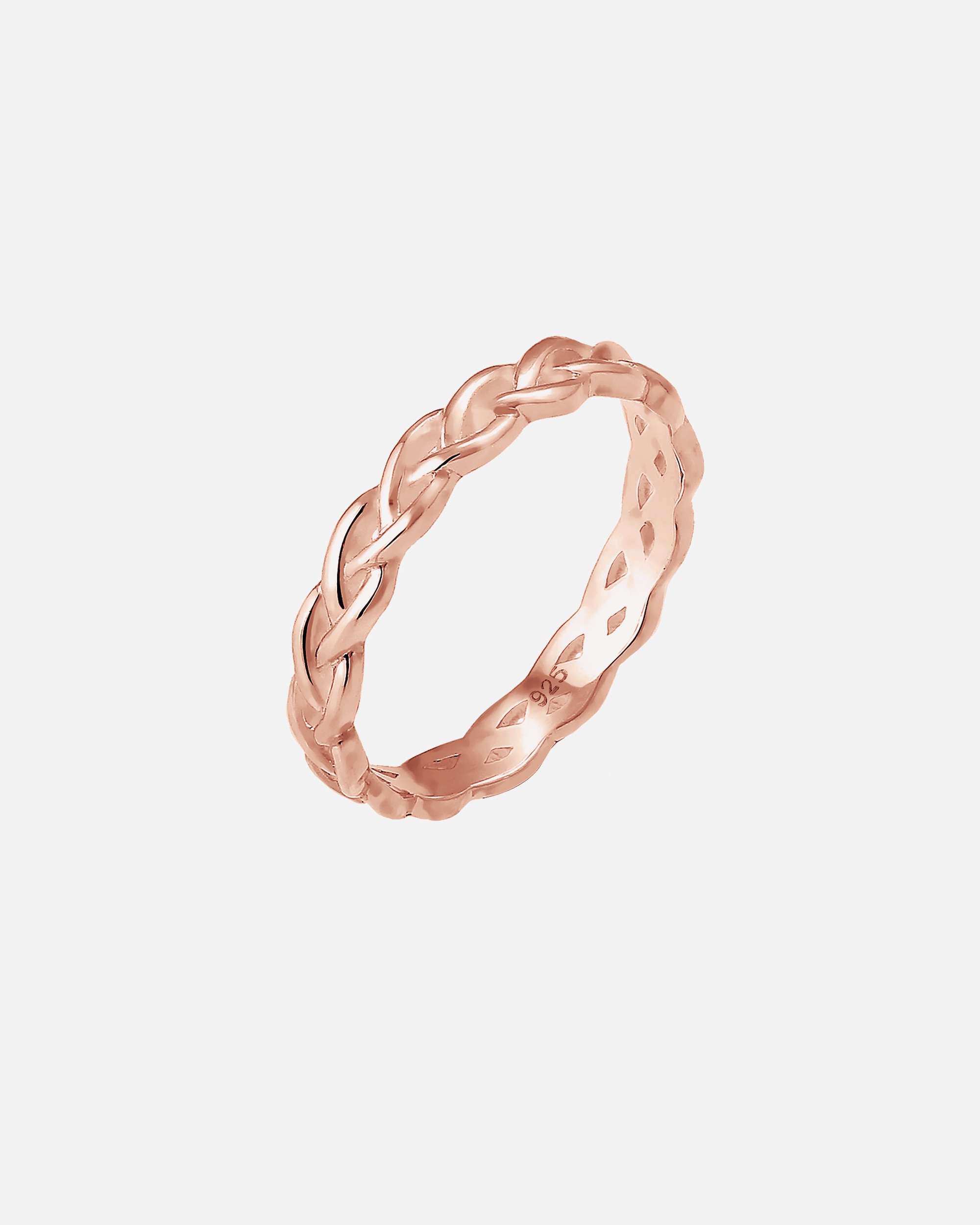 Ring für Weiblich Elli Knoten Twisted Trend Blogger Unendlich 925 Silber 52
