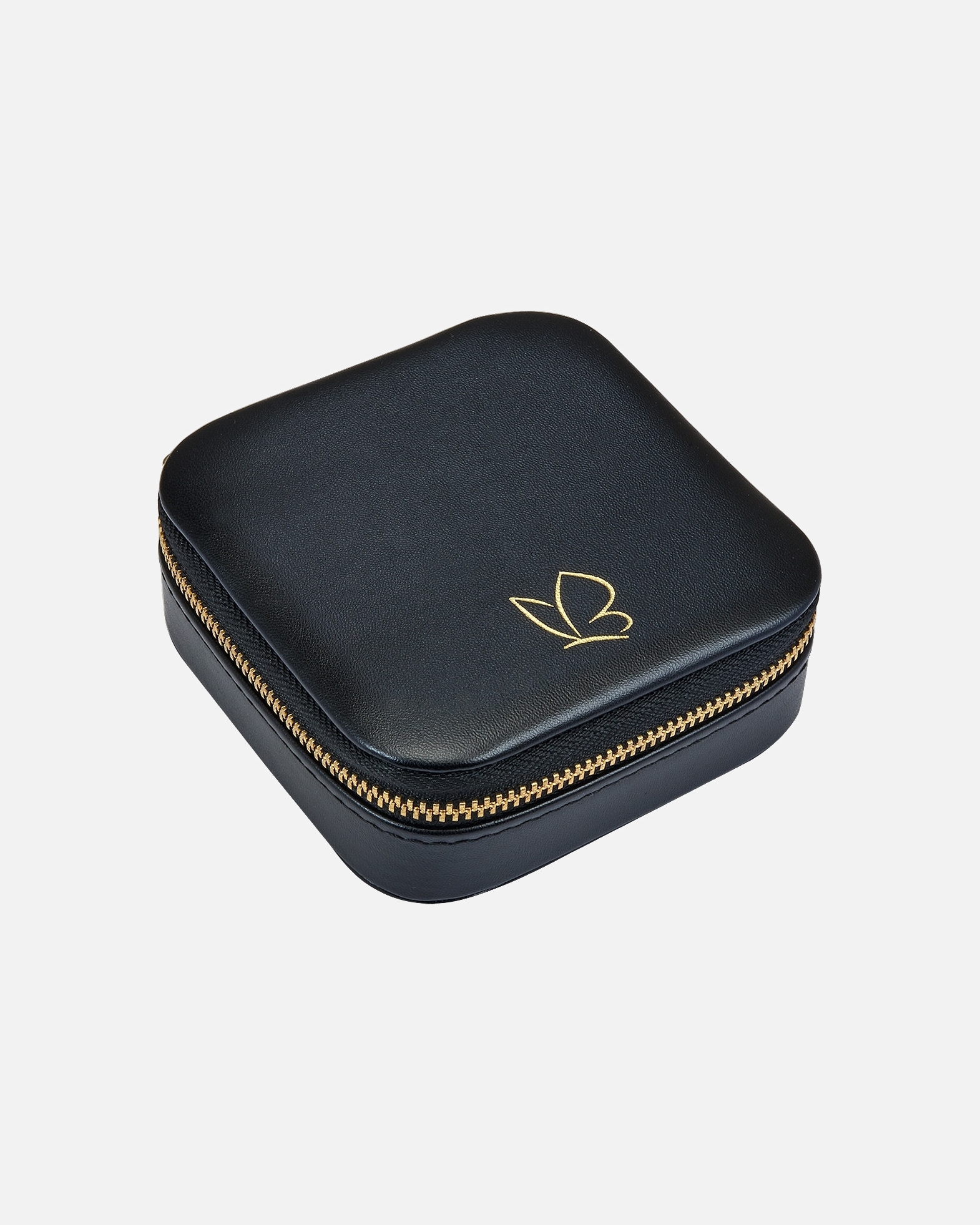 Reisetasche für Weiblich Glanzstücke München Reisetäschchen Kunstleder schwarz 10,0 cm