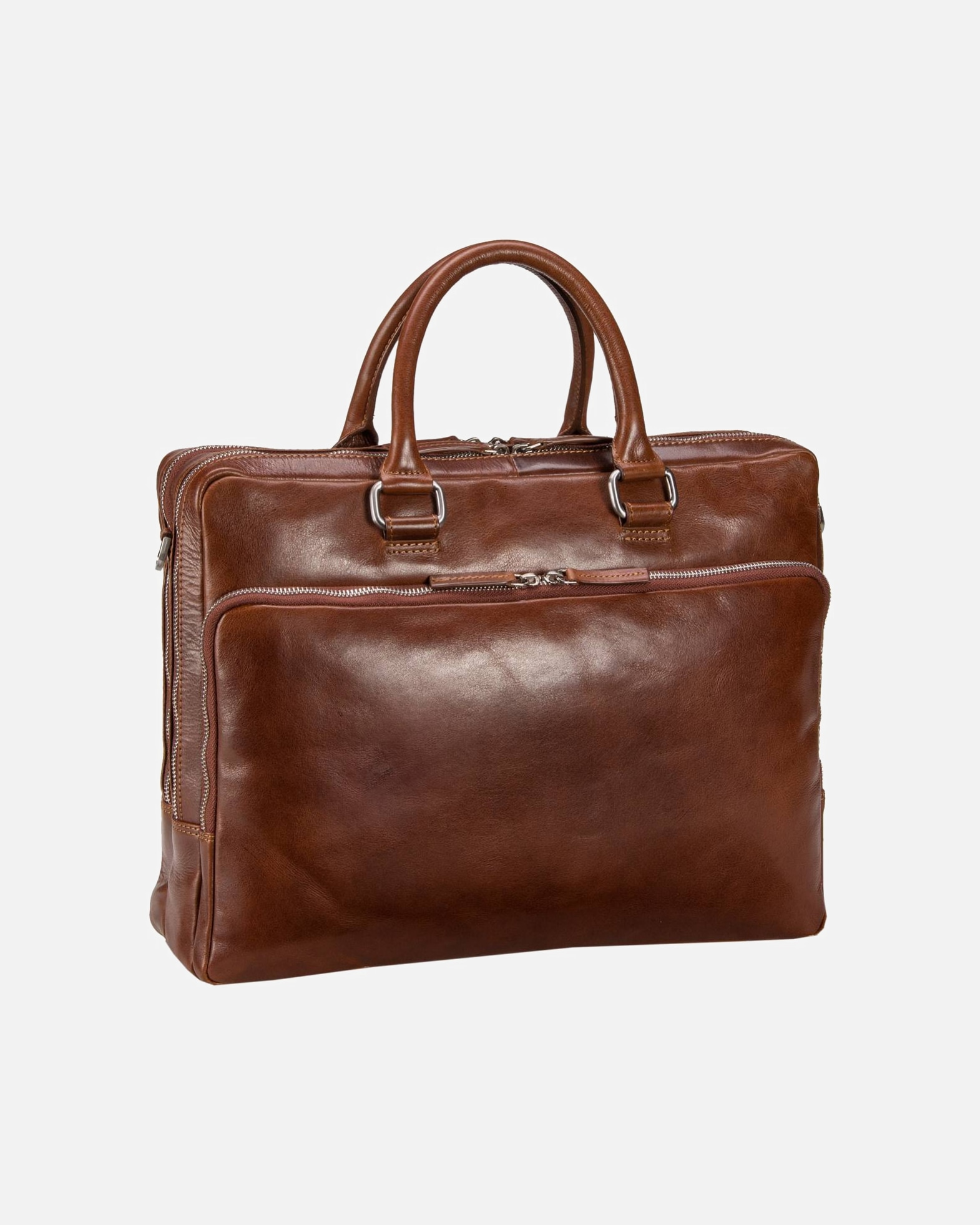Sac pour ordinateur portable for HommeLeonhard HeydenCambridge Porte-documents en cuir 40 cmcognac