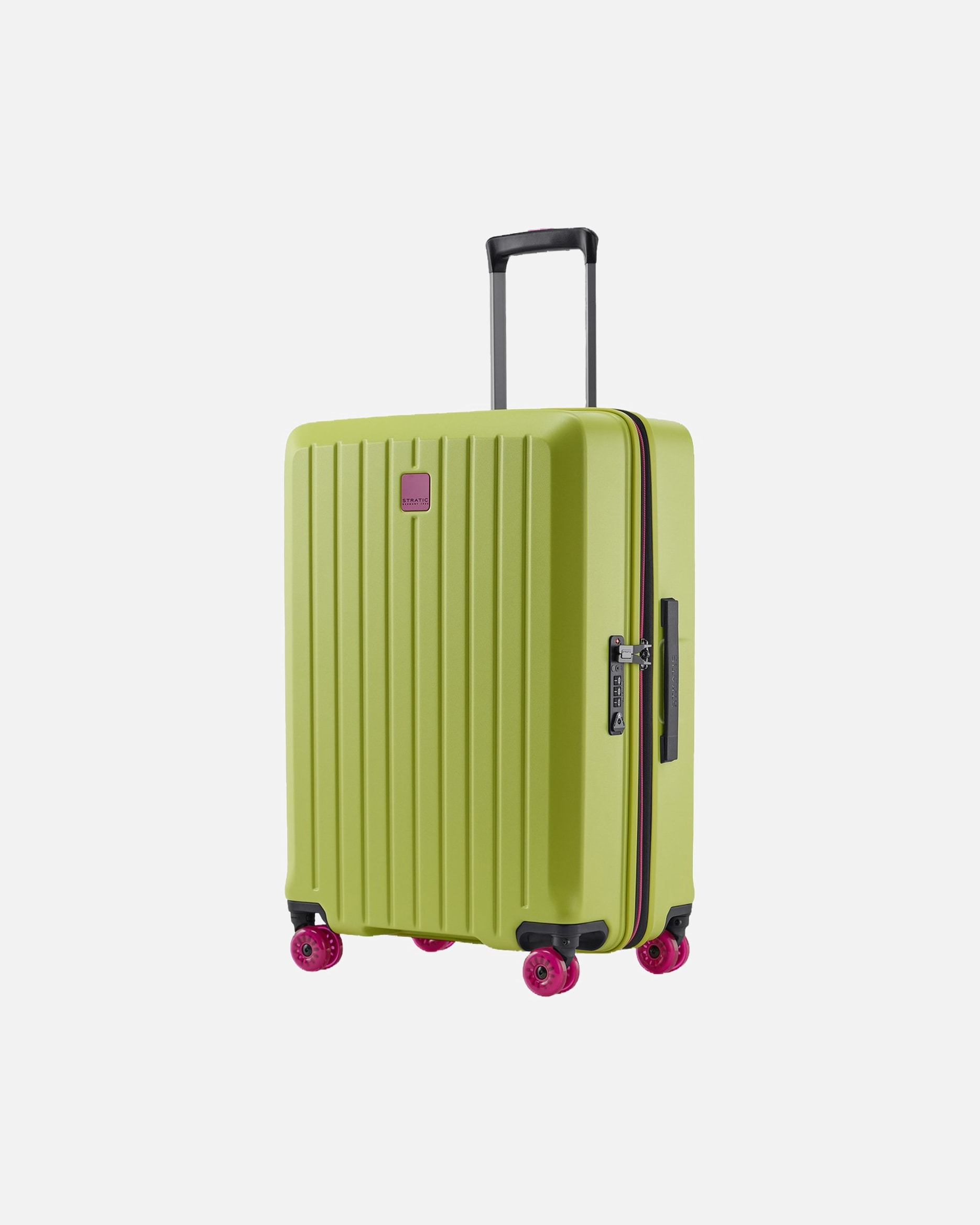 Trolley für Unisex Stratic Buzz 4 Rollen Trolley M 65 cm mit Dehnfalte lime-green
