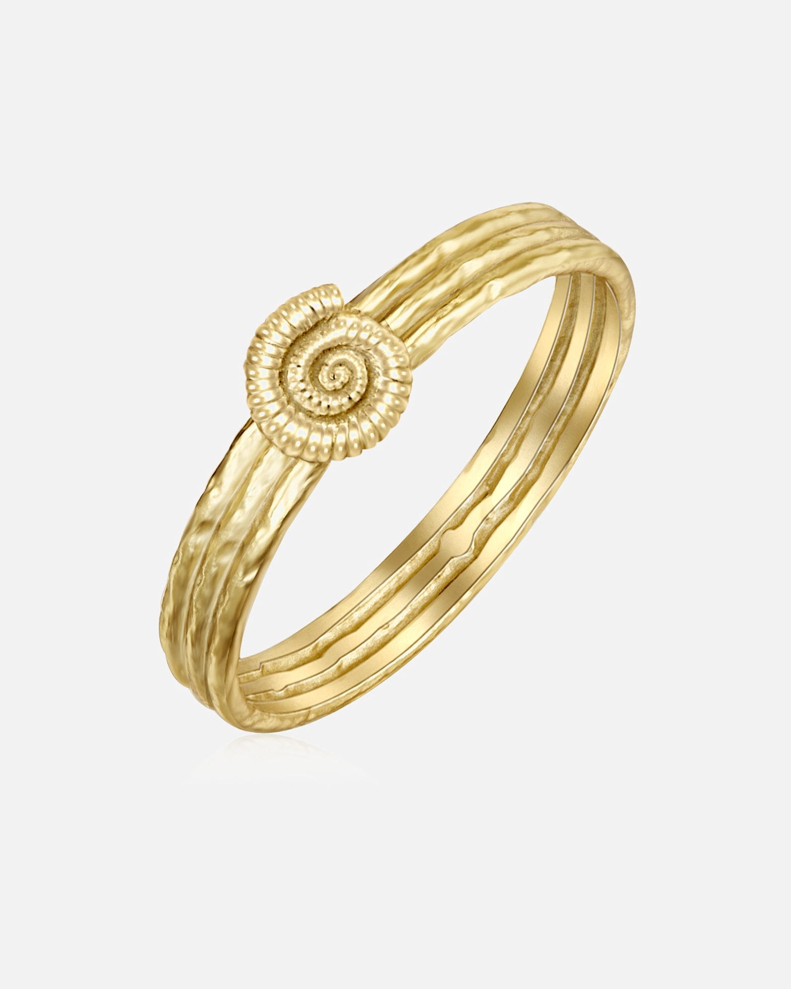 Bague for FemmeGlanzstücke MünchenBague en argent Coquillage Argent sterling en Or jaune52