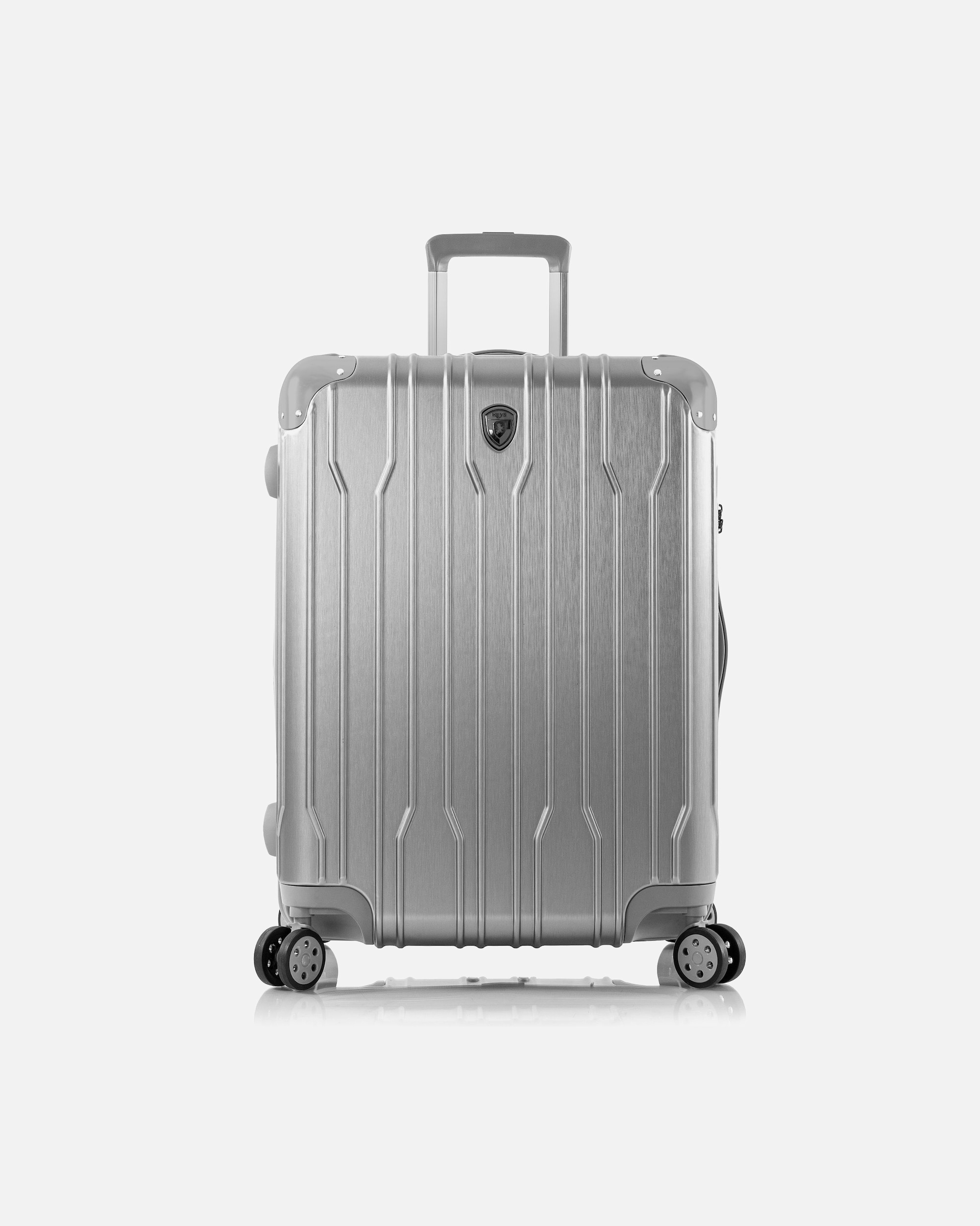Valise trolley for HommeHeysXtrak 4 roulettes Trolley M 66 cm avec soufflet d'extensionsilver