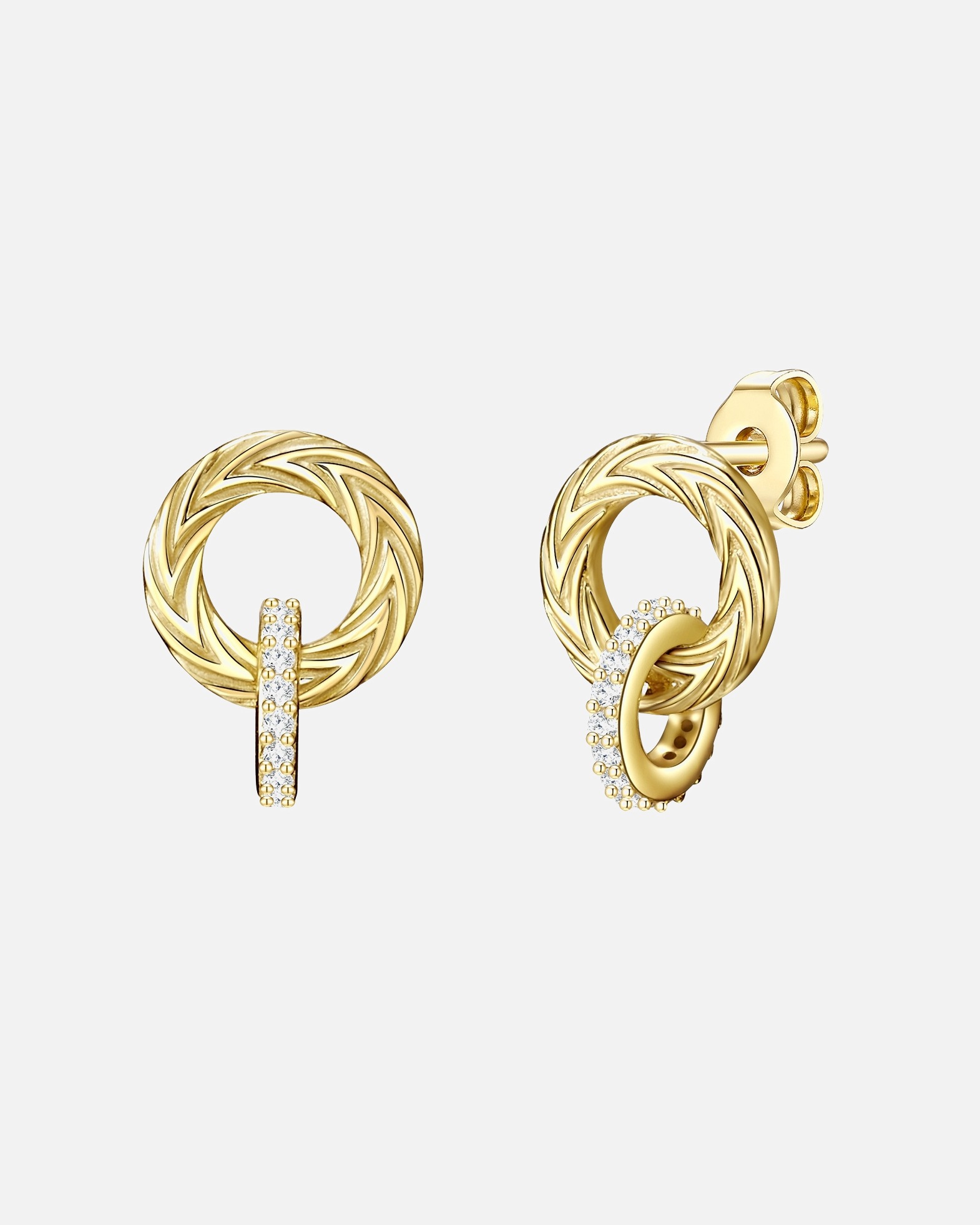 Boucle d'oreilles for FemmeBoucles d´oreilles en Laiton en Or jaune13,2 mm