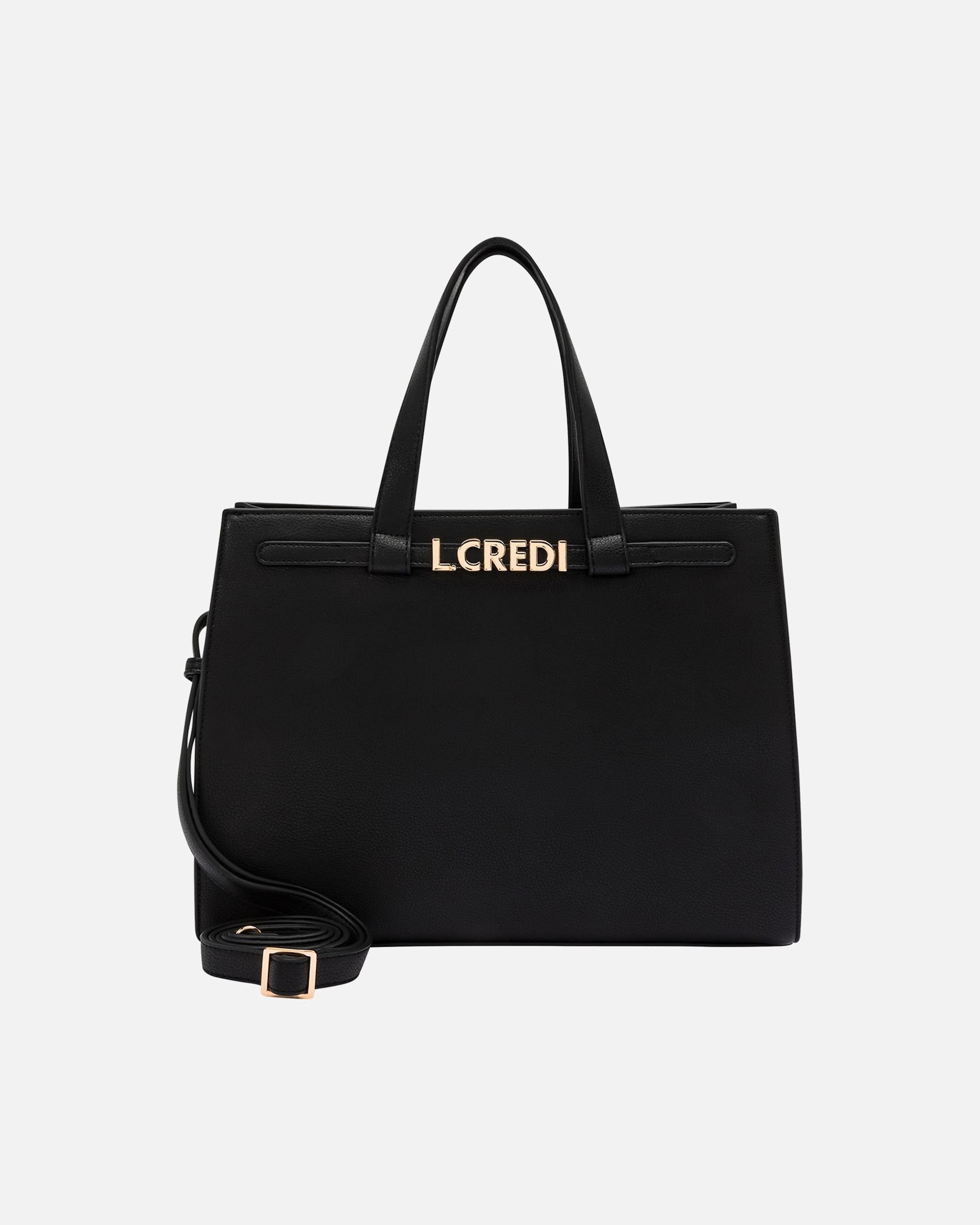L Credi Handtasche Schwarz Olejandra Schultertasche Cm Tasche