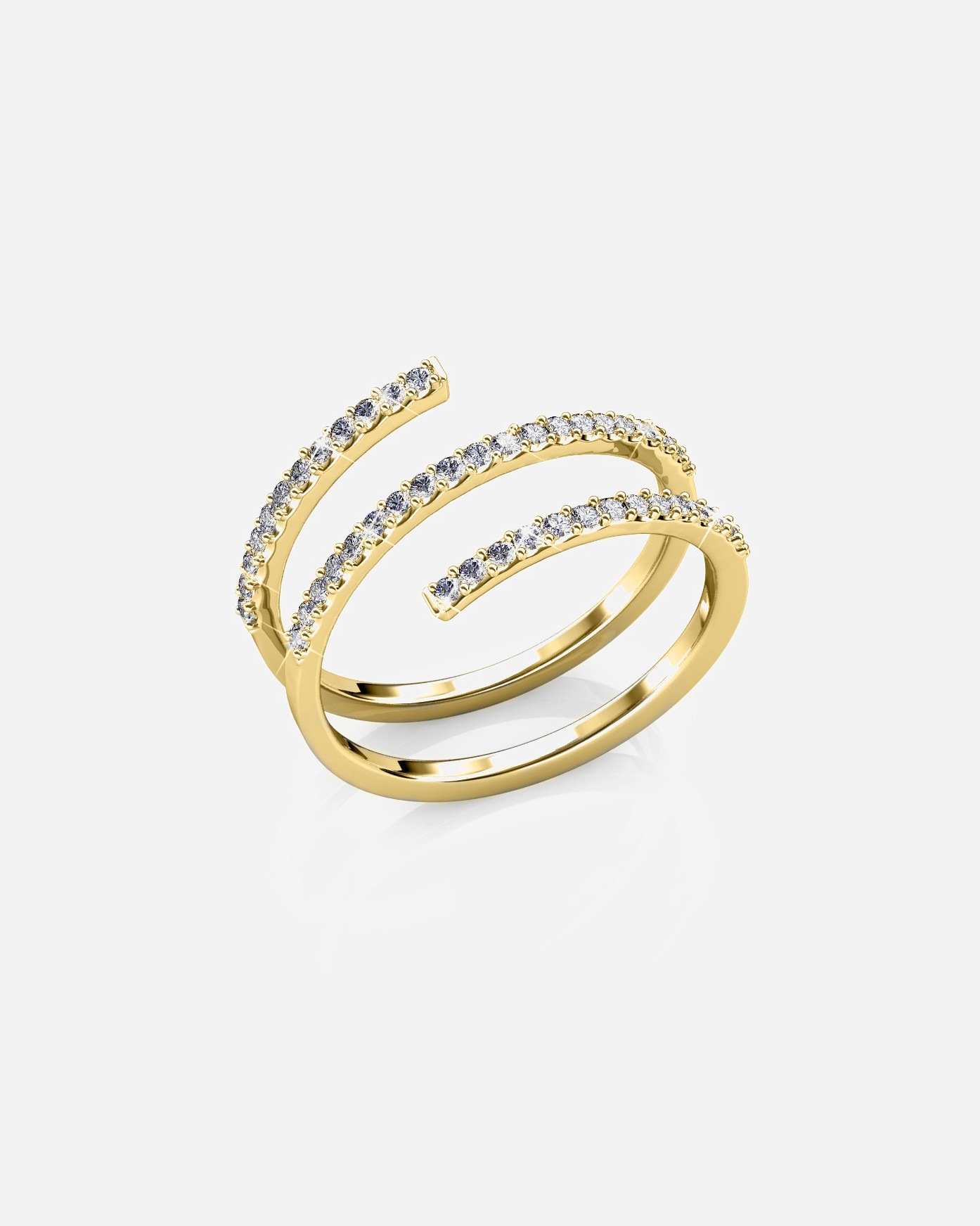 Ring für Weiblich MYC-Paris Spiralring Golden - 52