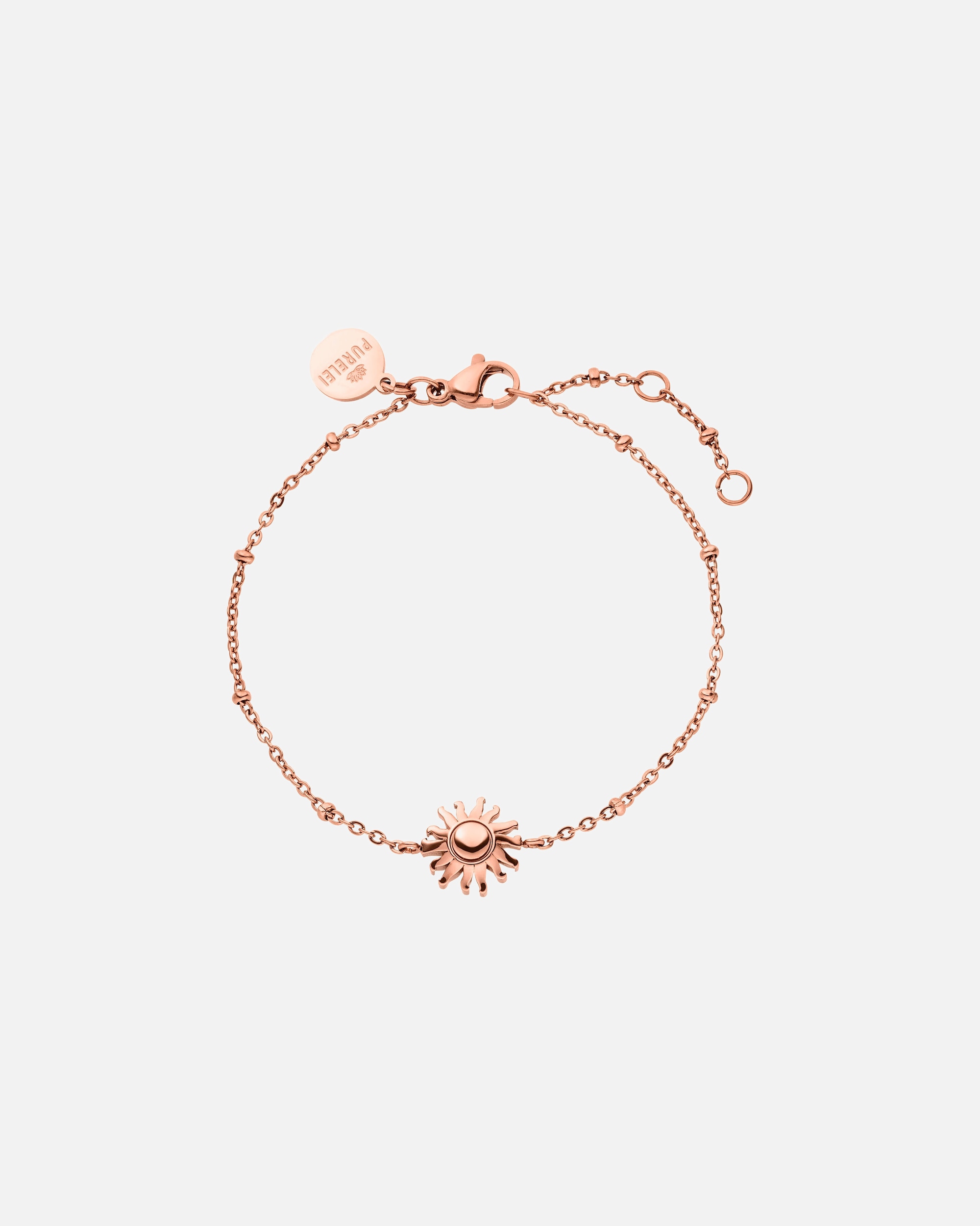 Bracelet for FemmePureleiSun Bracelet 100% acier inoxydableOr Rose