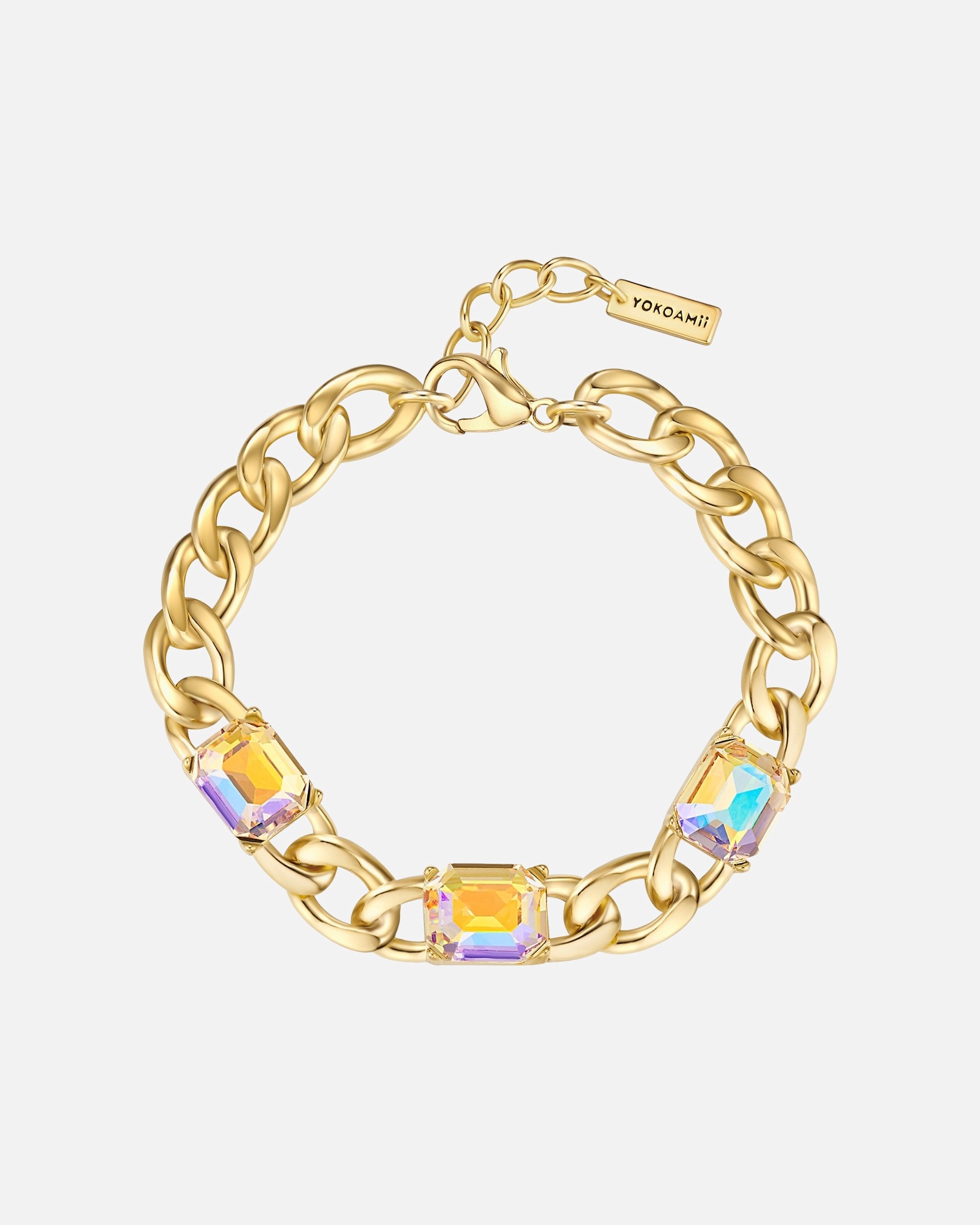 Bracelet for FemmeBracelet en Laiton en Or jaune19,0 cm Basislänge + 3,0 cm Verlängerung