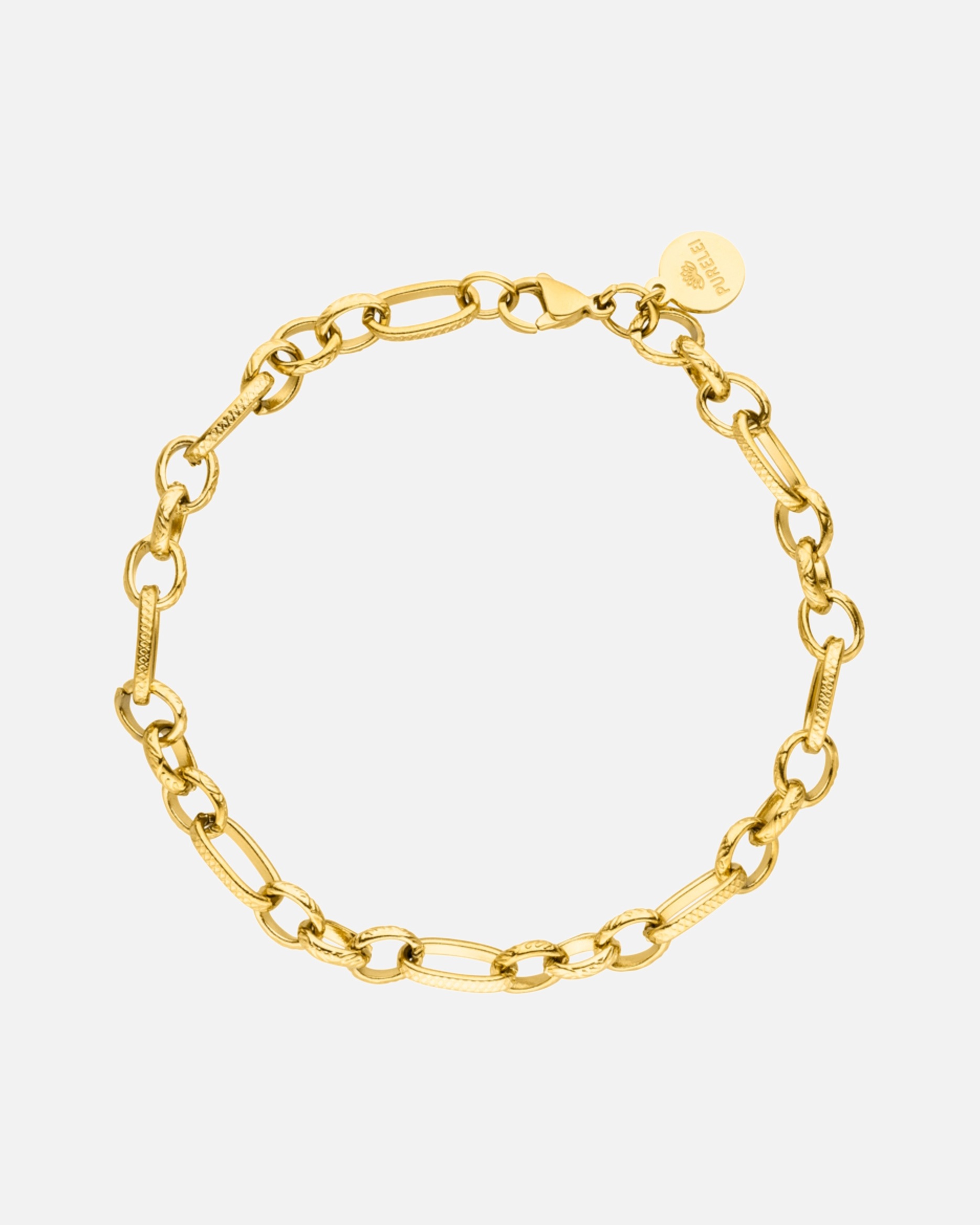 Armband für Weiblich Purelei Fashion Show Armband 100% Edelstahl Gold