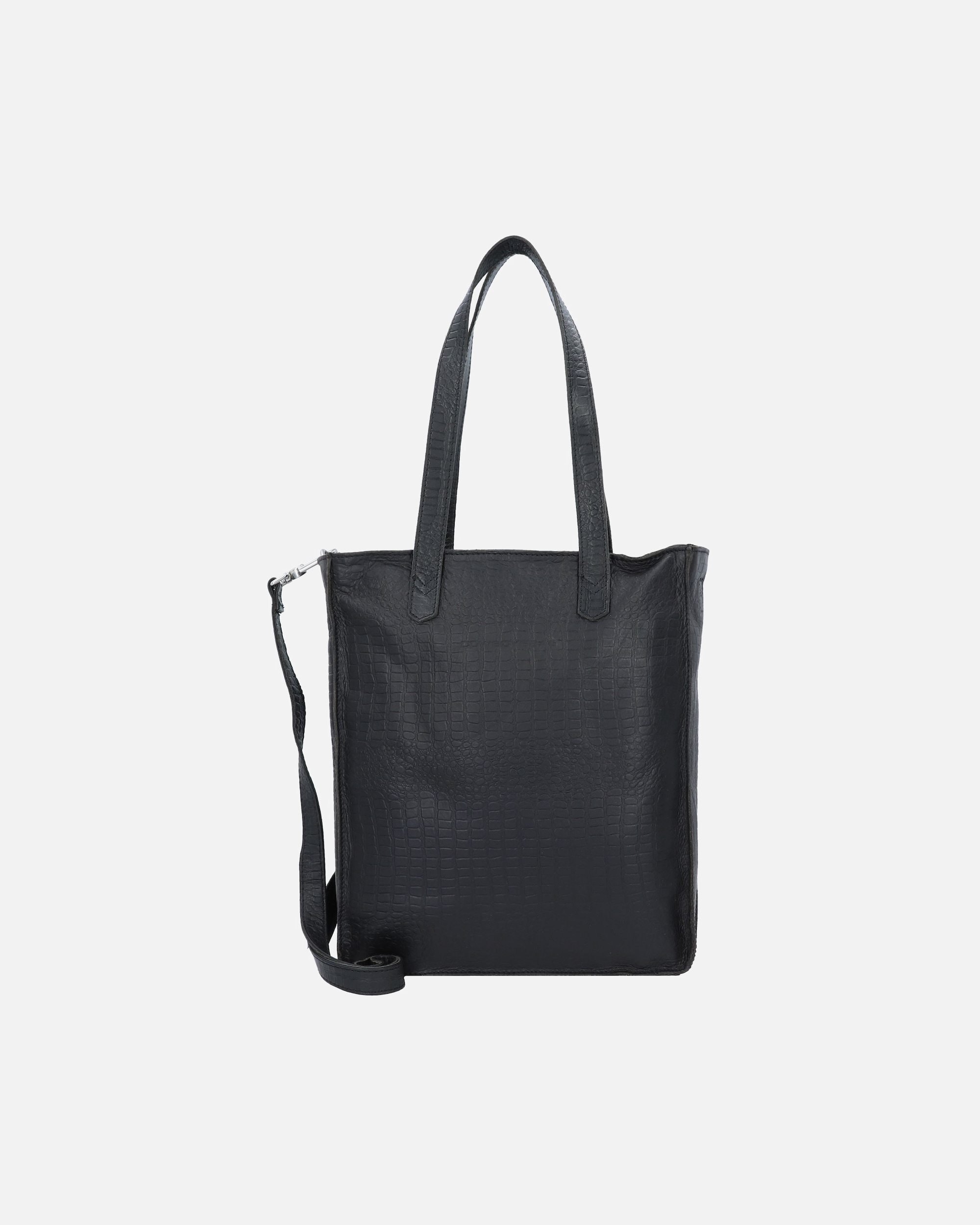 Tasche für Weiblich Cowboysbag Buckley Schultertasche Leder 32 cm Laptopfach croco black