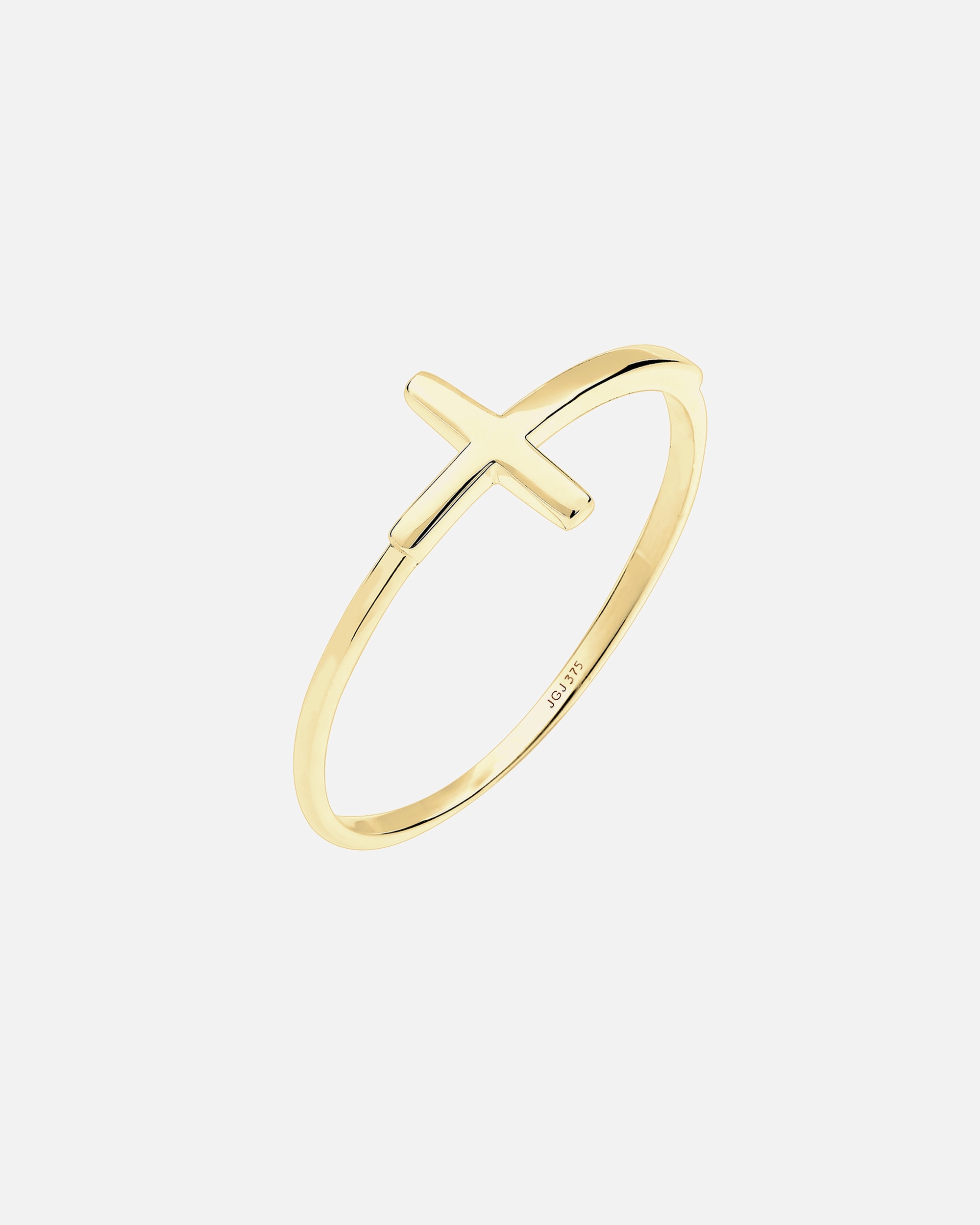 Bague for FemmeElli PREMIUMFemmes Croix Tendance Géo Minimaliste en Or Jaune 37552