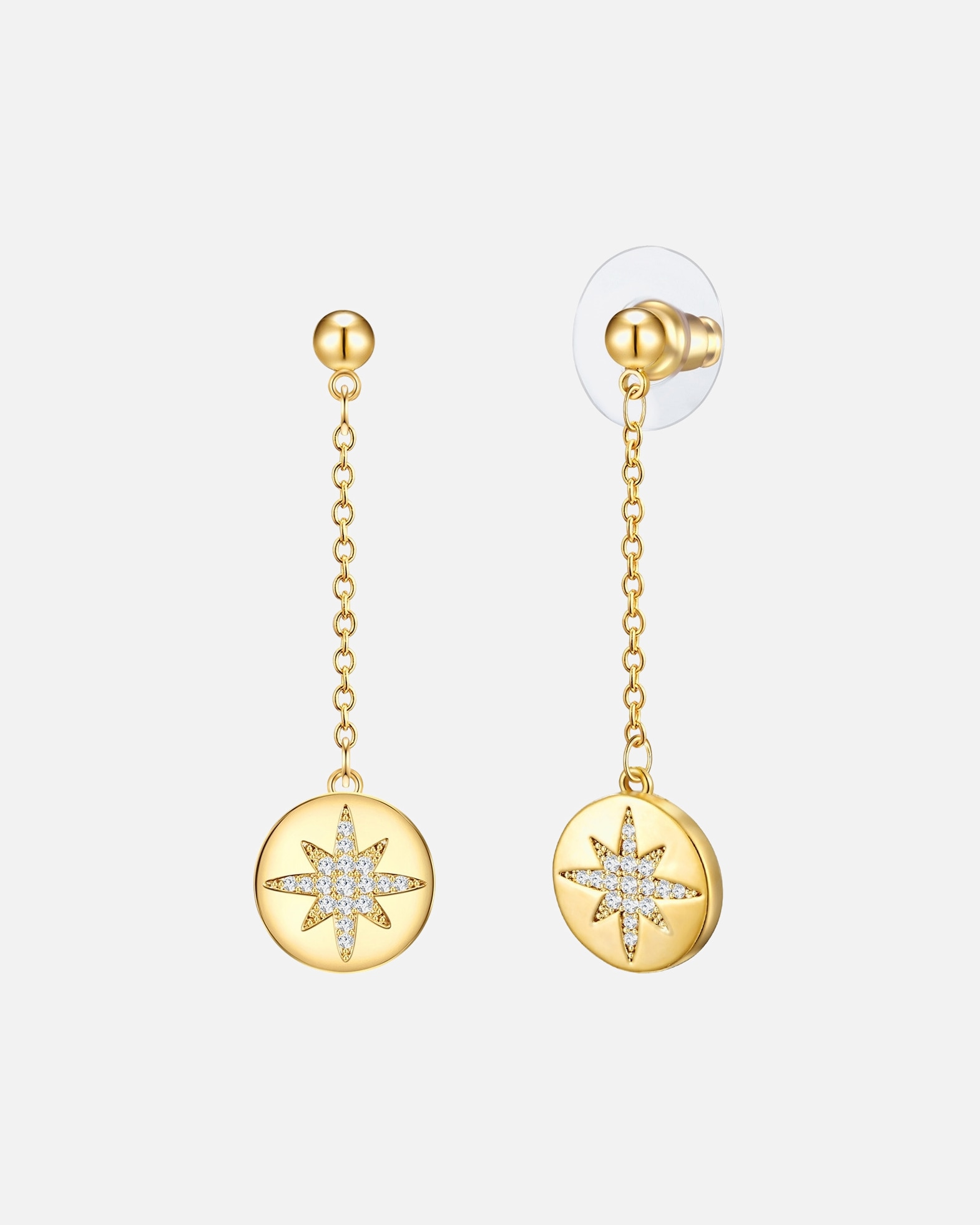 Boucle d'oreilles for FemmeBoucles d´oreilles Étoilé en Métal en Or jaune42,0 mm