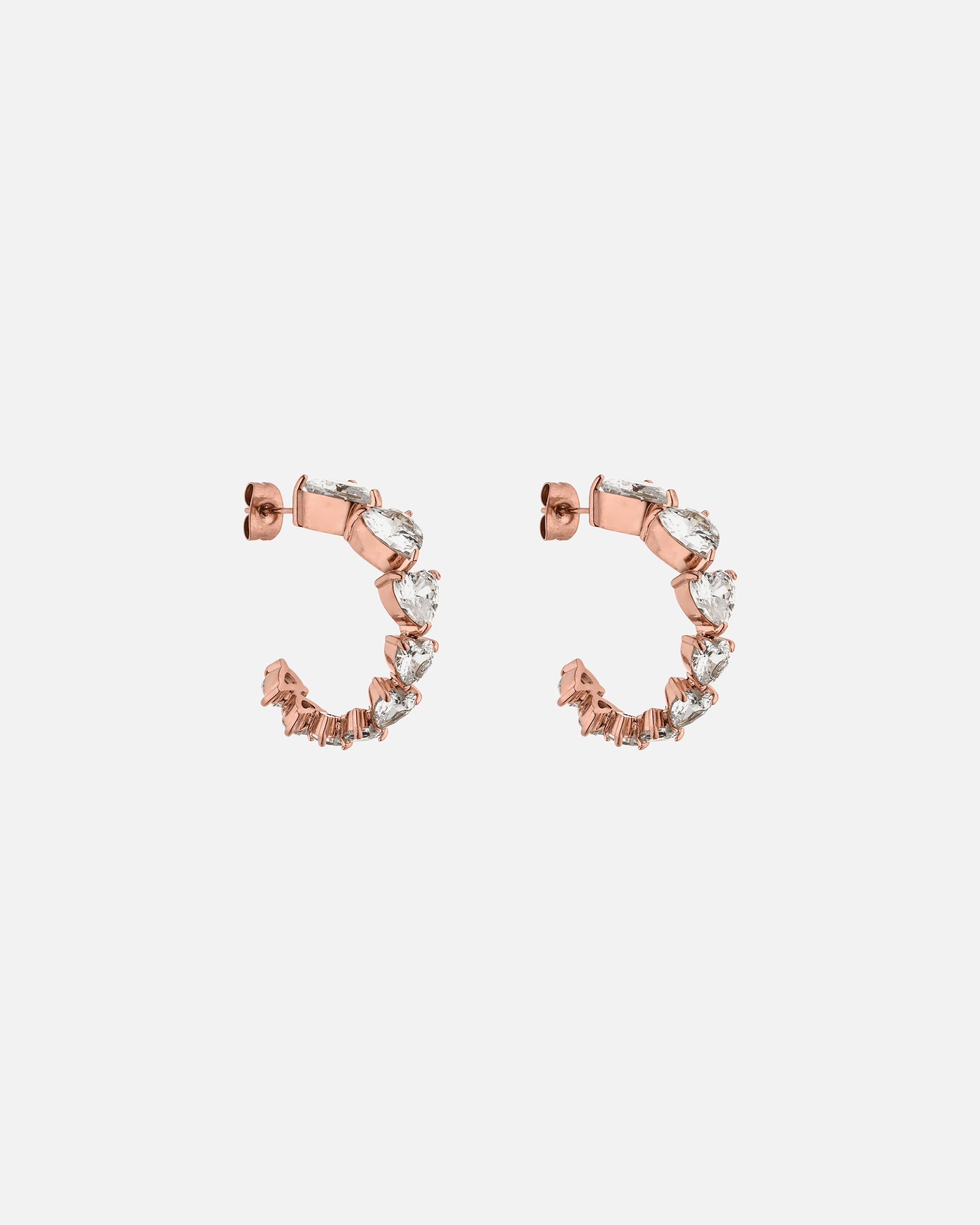Ohrringe für Weiblich Purelei Evermore Ohrringe 100% Edelstahl Rosegold