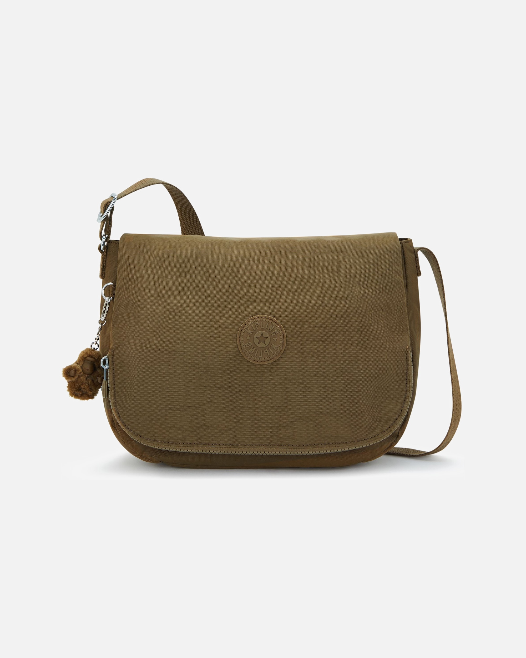 Clutch für Unisex Kipling Basic Umhängetasche smooth khaki