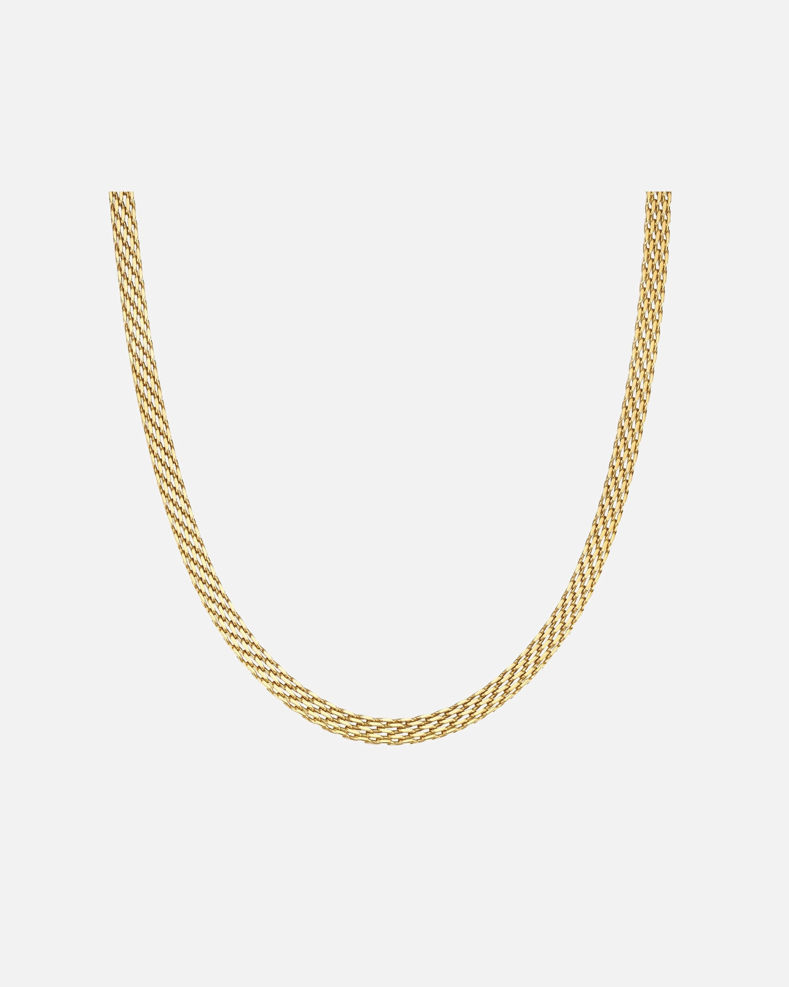 Collier for FemmeChaîne en Acier inoxydable en Or jaune40,0 cm Basiskette + 5,0 cm Verlängerung