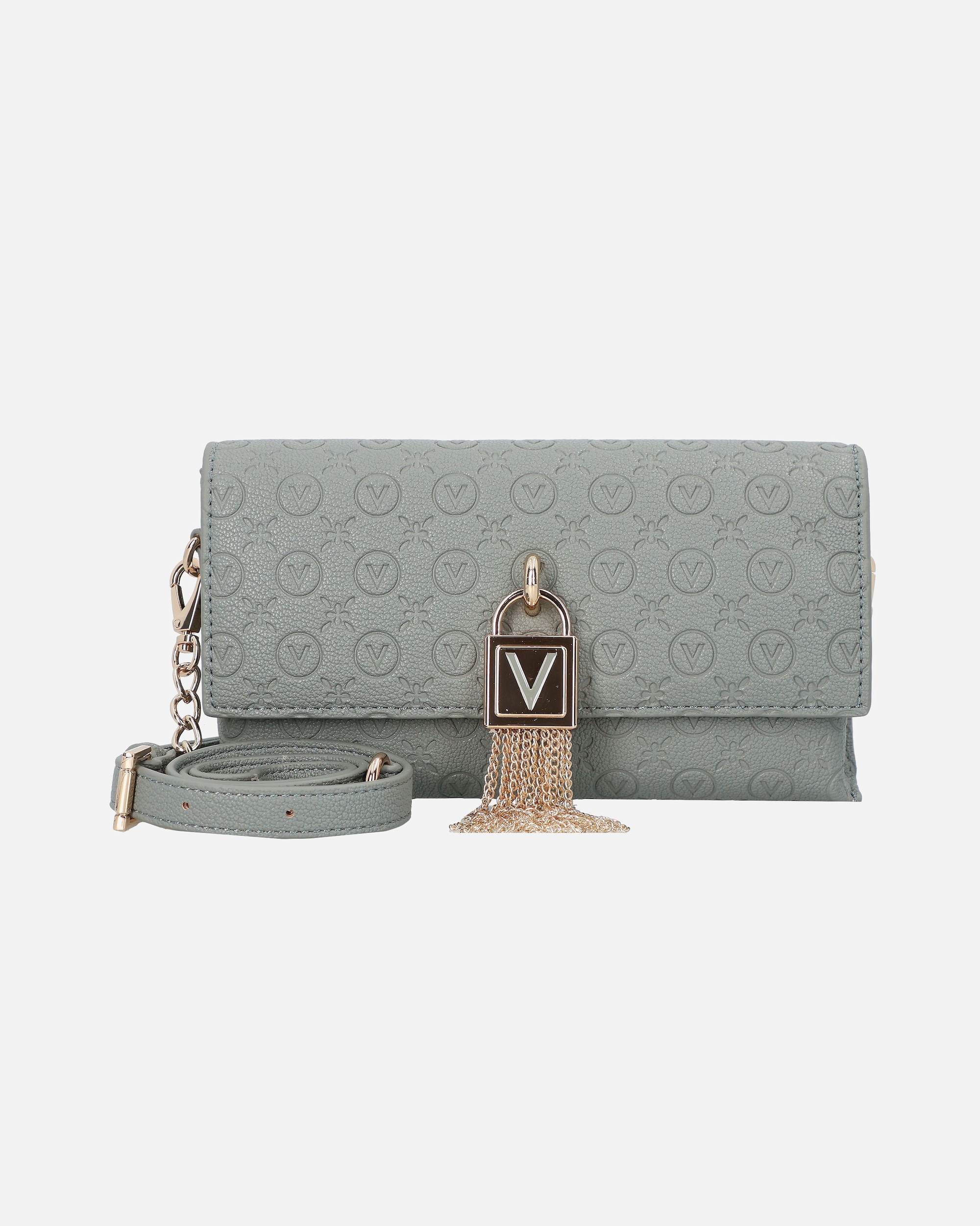 Clutch für Weiblich Valentino by Mario Valentino Emy Umhängetasche grigio