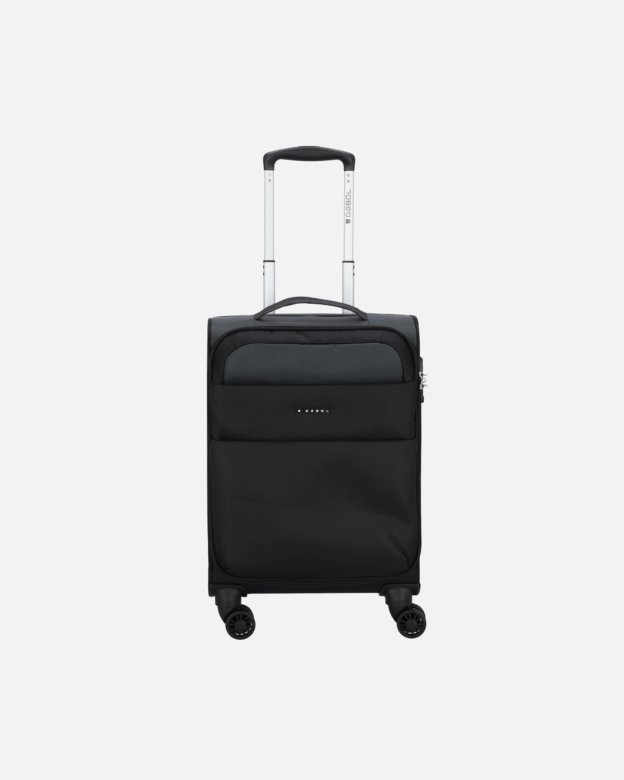 Handgepäckkoffer für Männlich Gabol Cloud 4-Rollen Kabinentrolley 55 cm schwarz