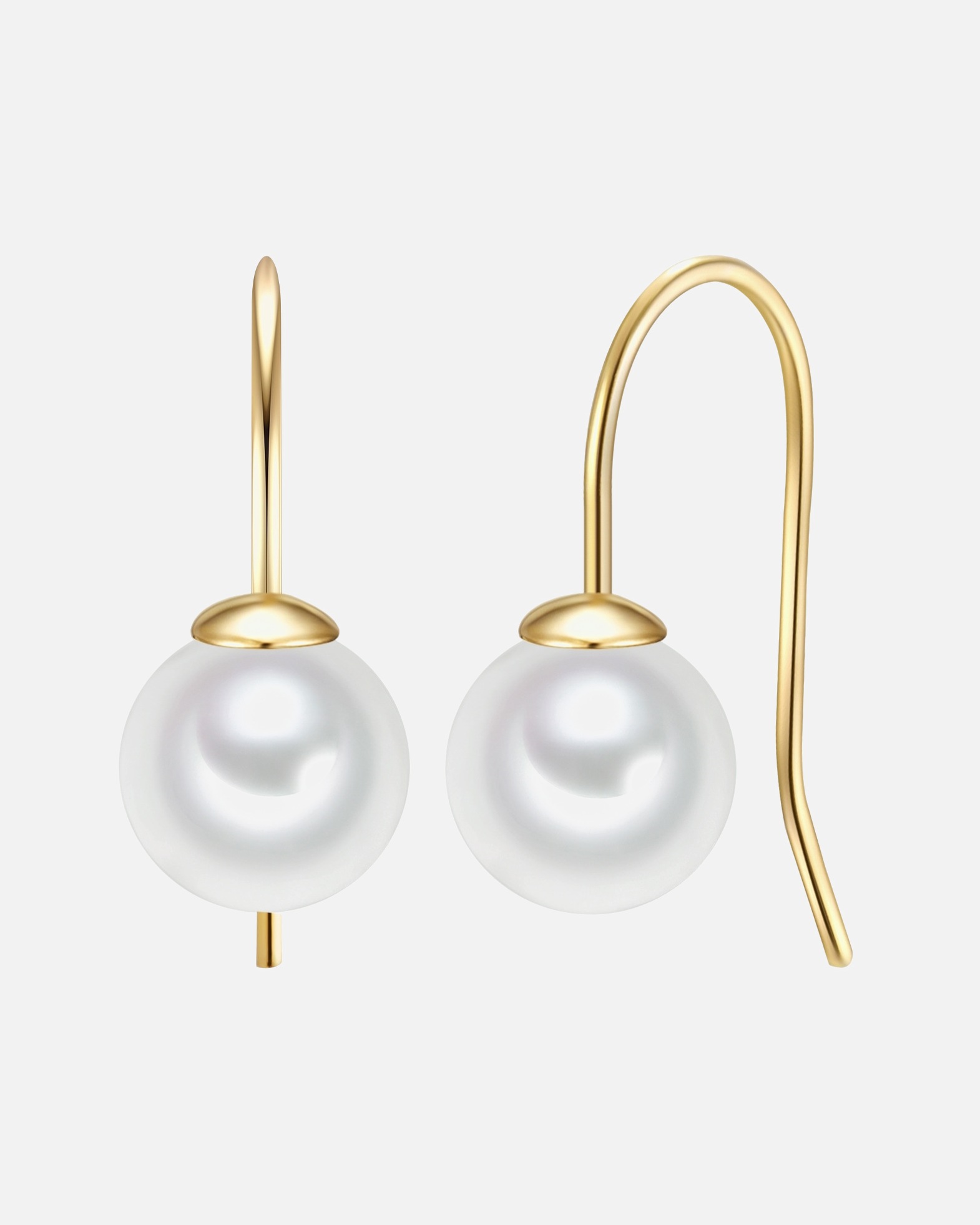 Boucle d'oreilles for FemmeBoucles d'oreille en perle Argent sterling en Or jaune19,0 mm