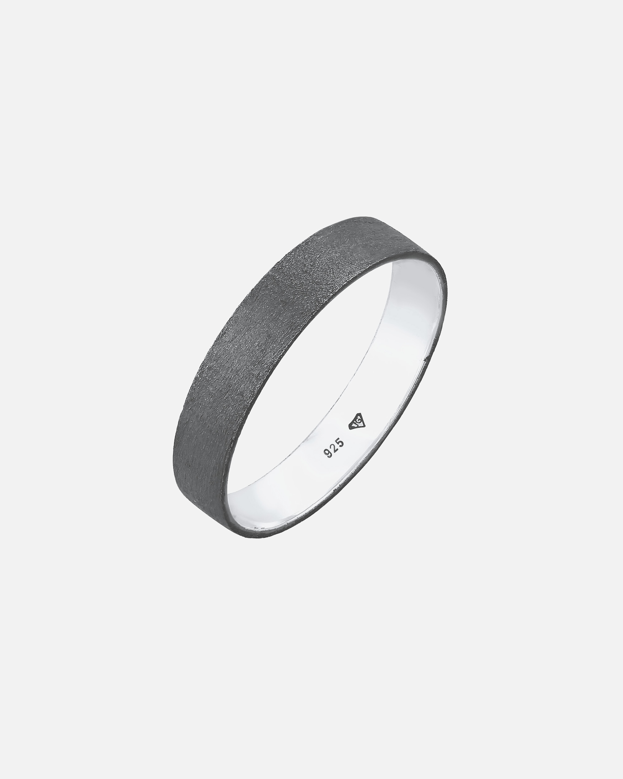 Ring für Männlich KUZZOI Bandring Herrenring Freundschaftsring 925 Silber 62