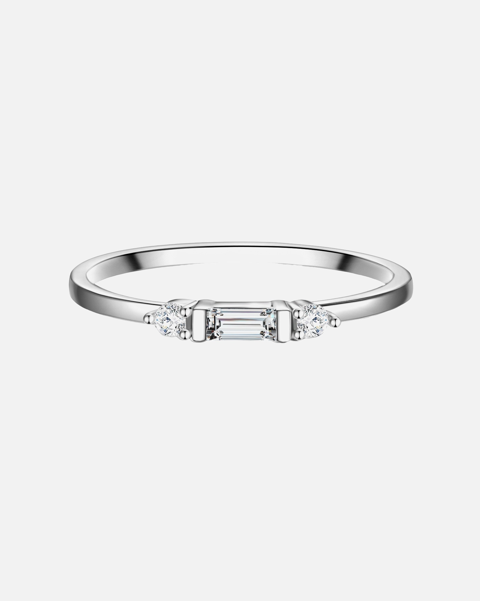 Bague for FemmeBague en argent Argent sterling Oxyde de zirconium (CZ) en Argent60