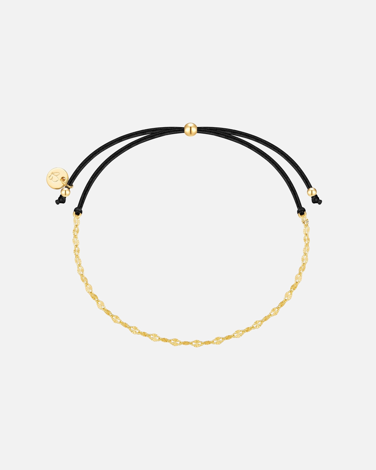 Bracelet for FemmeBracelet en argent sterling en or jaune15,0 - 22,0 cm, flexibel einstellbar