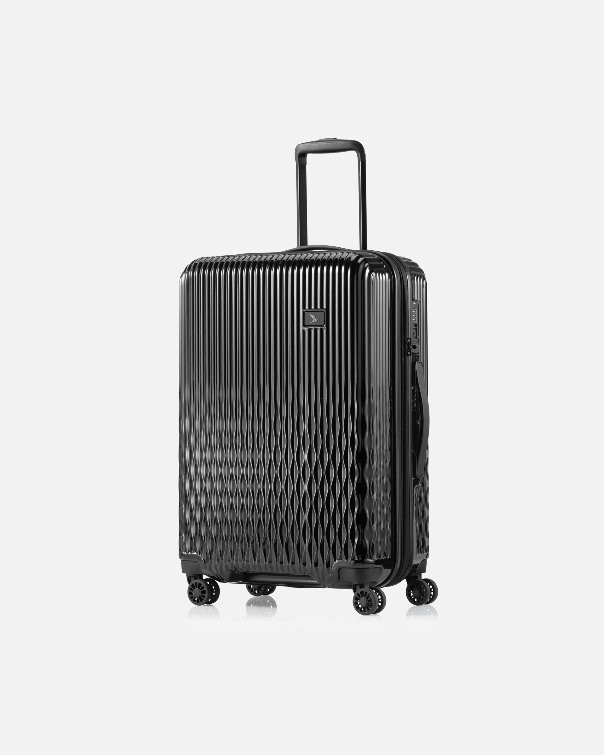 Valise trolley for HommeFlow 4 roues Valise cabine M 66 cm avec soufflet d'extensionschwarz