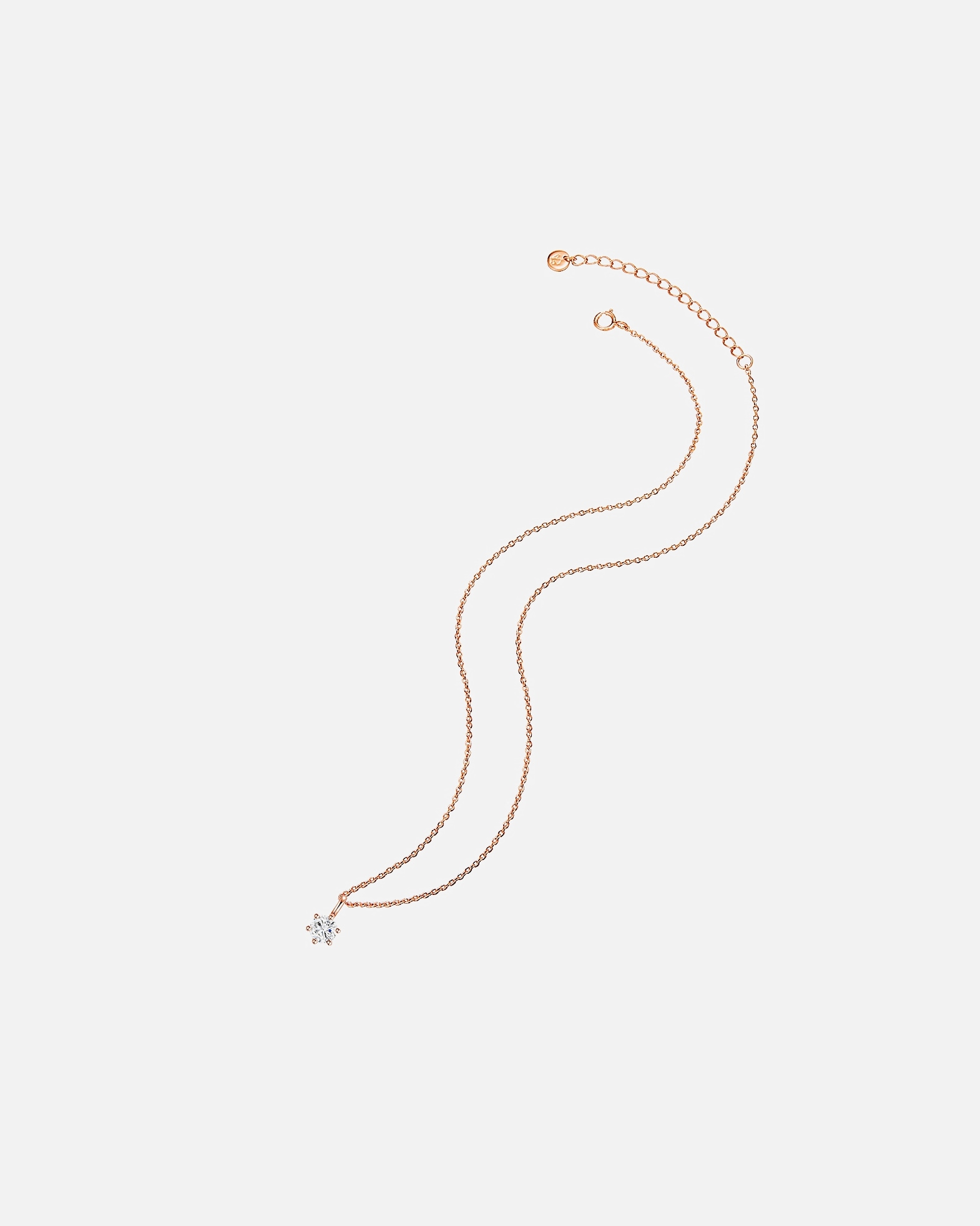 Collier for FemmeGlanzstücke MünchenCollier en argent Argent sterling Oxyde de zirconium (CZ) en Or rose40,0 cm Basiskette + 5,0 cm Verlängerung