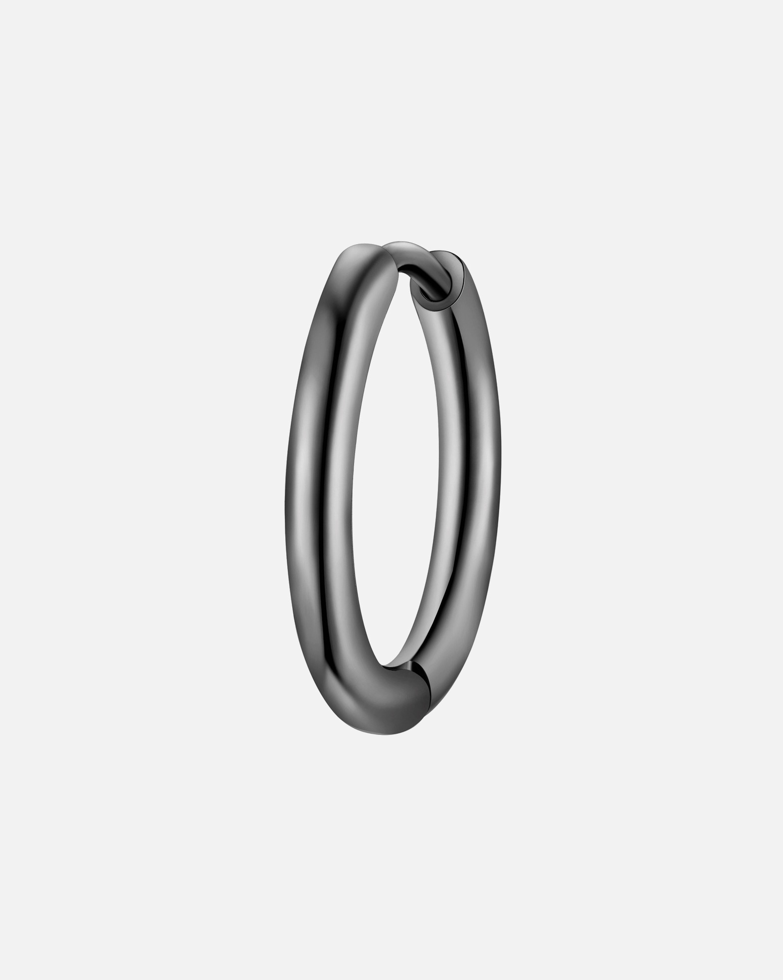 Créoles for HommeBoucles d´oreilles en Acier inoxydable en Gunmetal15,1 mm