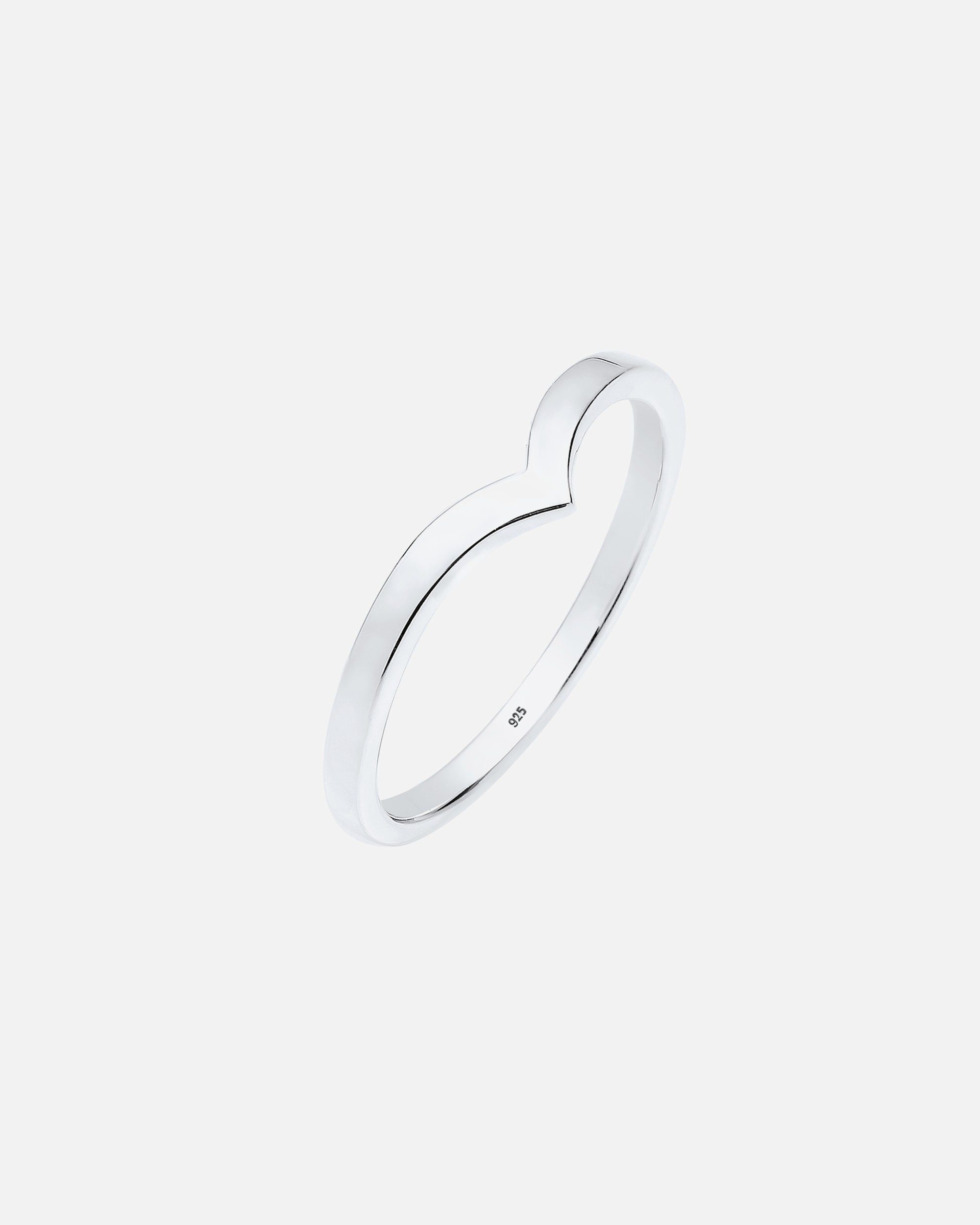 Ring für Weiblich Elli V-Stacking Geo Trend Blogger 925 Sterling Silber 54