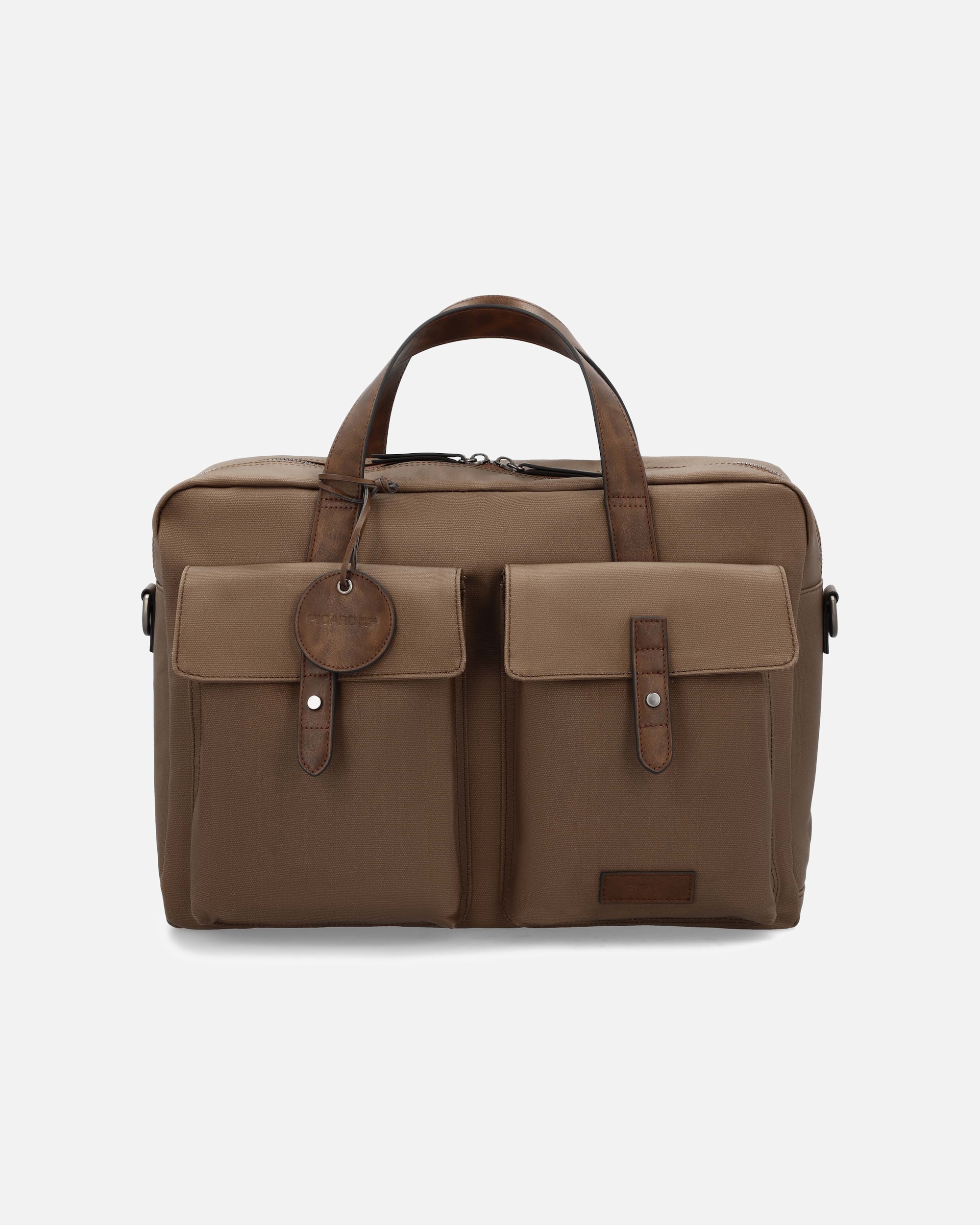 Tasche für Männlich Picard Calahari Aktentasche 40 cm Laptopfach cafe