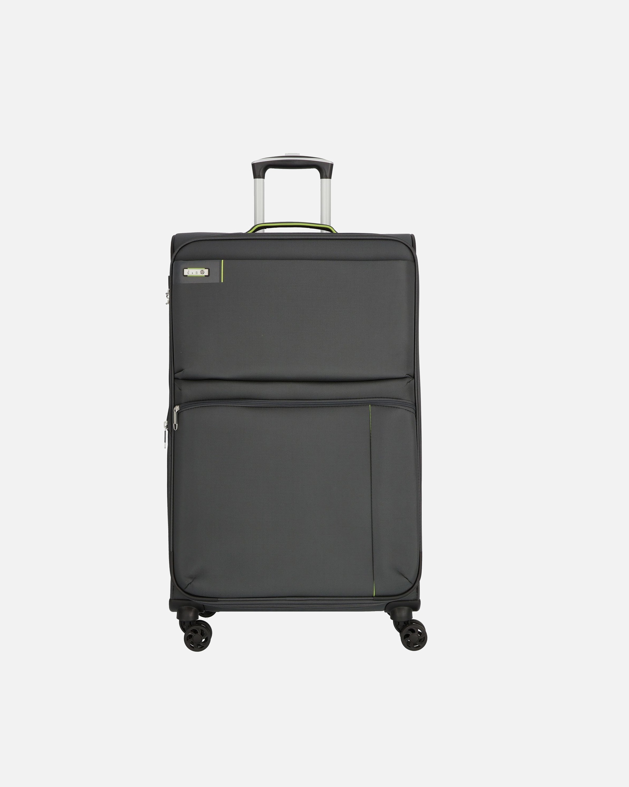 Trolley für Unisex d & n Travel Line 6700 4-Rollen Trolley 70 cm grau