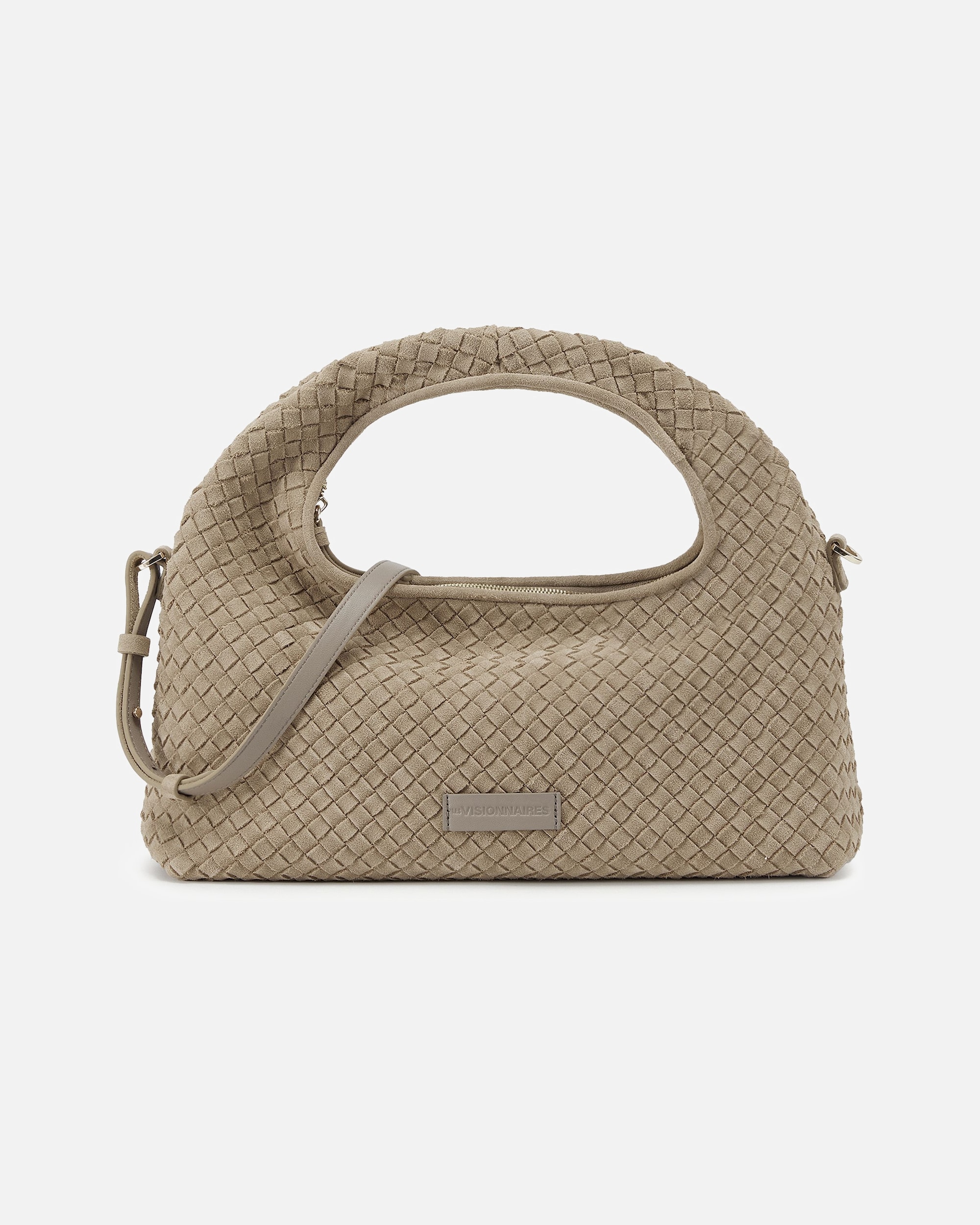 Sac Bandoulière for FemmeLES VISIONNAIRESDefault Brand LineSadie Grande Weave Sac porté mainmushroom