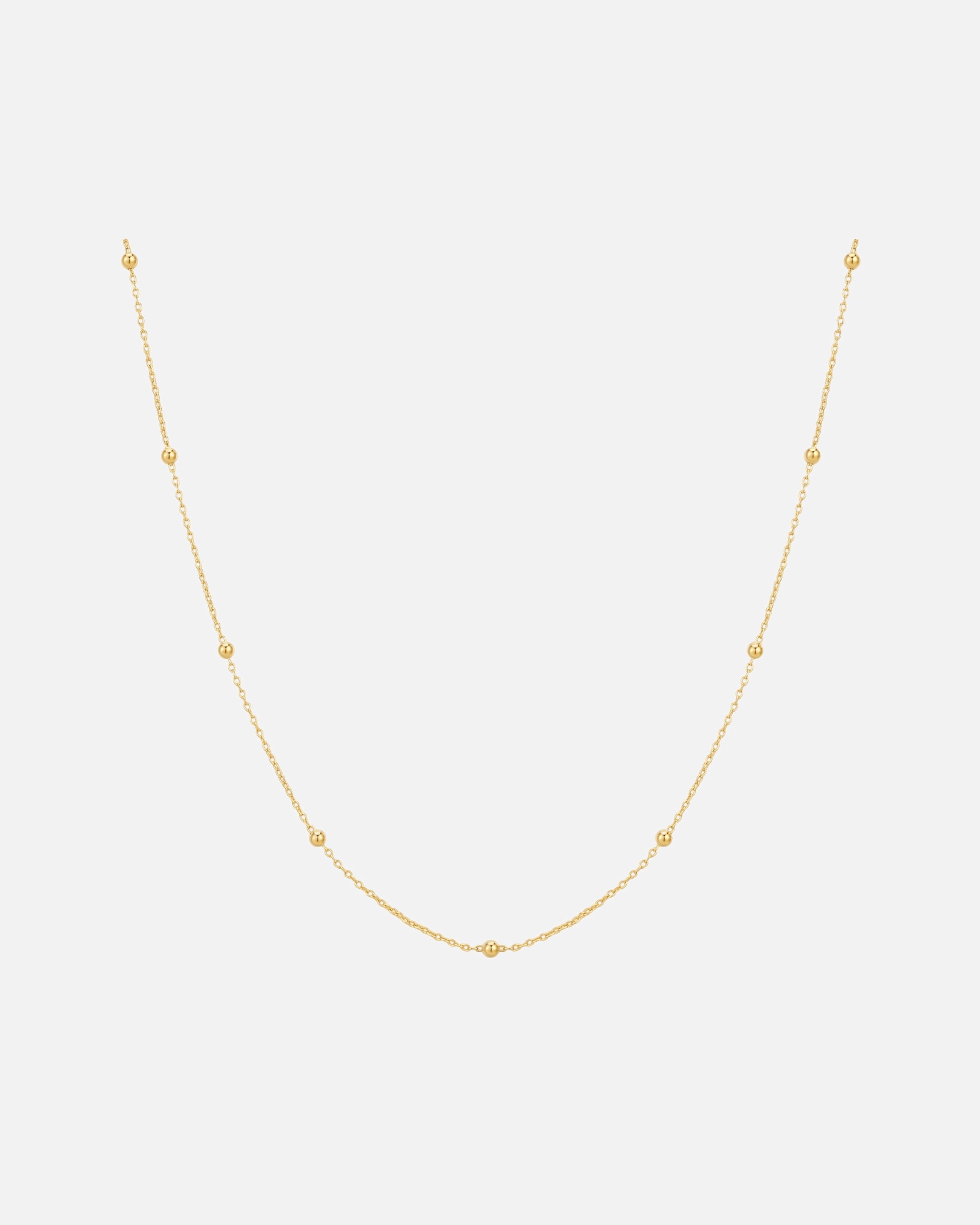 Collier for FemmeChaîne en Argent sterling en Or jaune42 cm